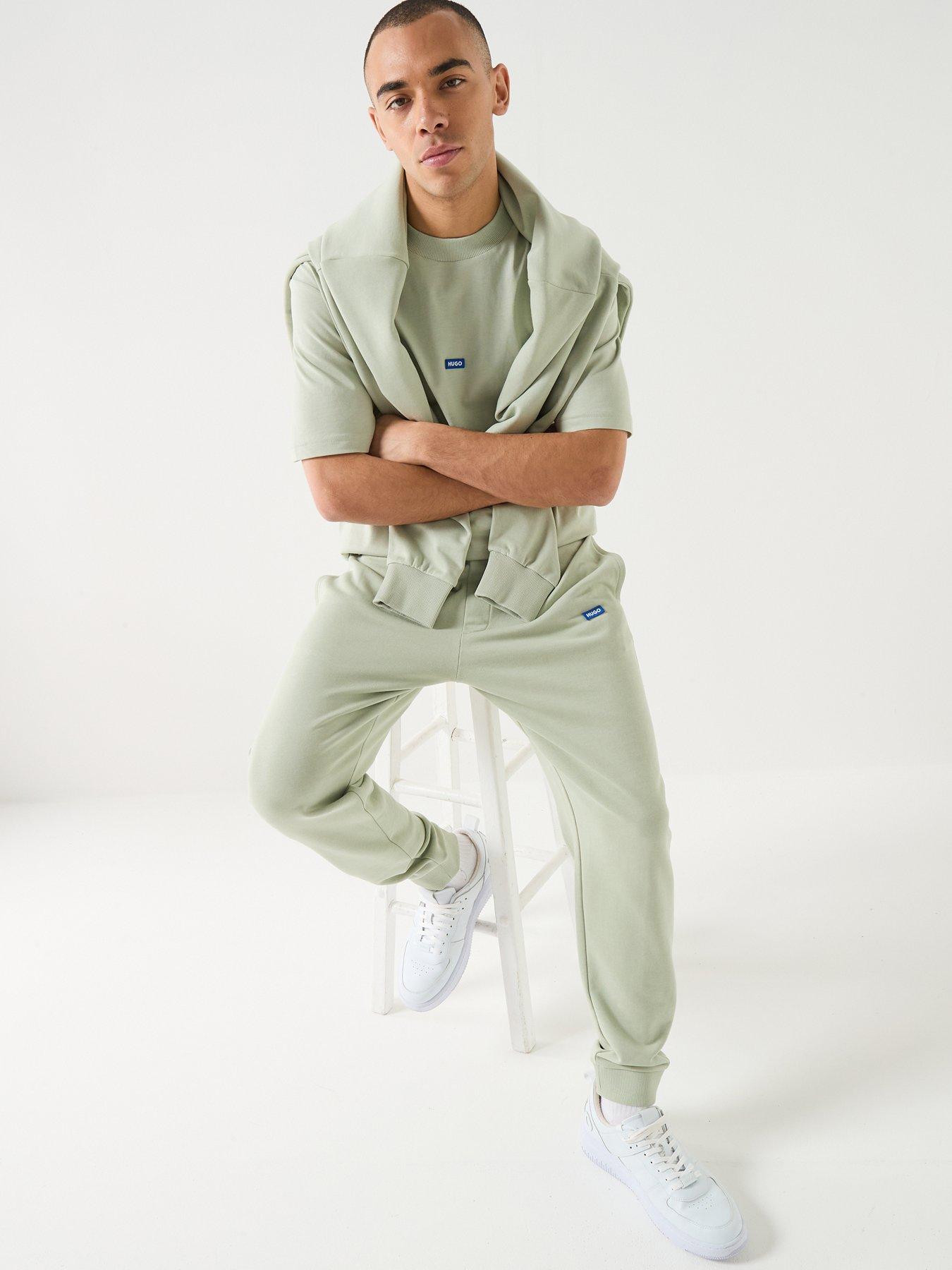 hugo-napin-regular-fit-joggers-light-greenoutfit