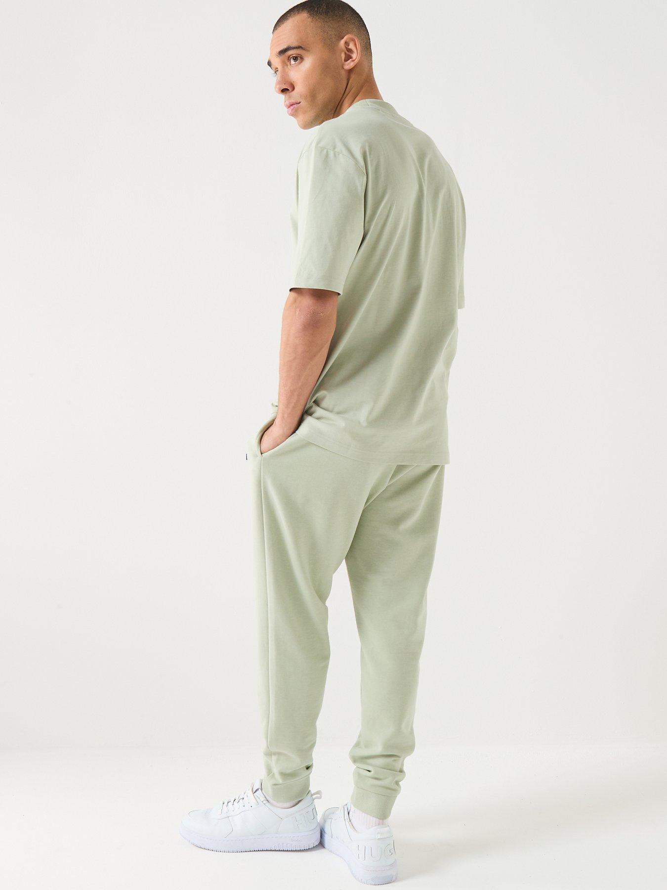 hugo-napin-regular-fit-joggers-light-greendetail
