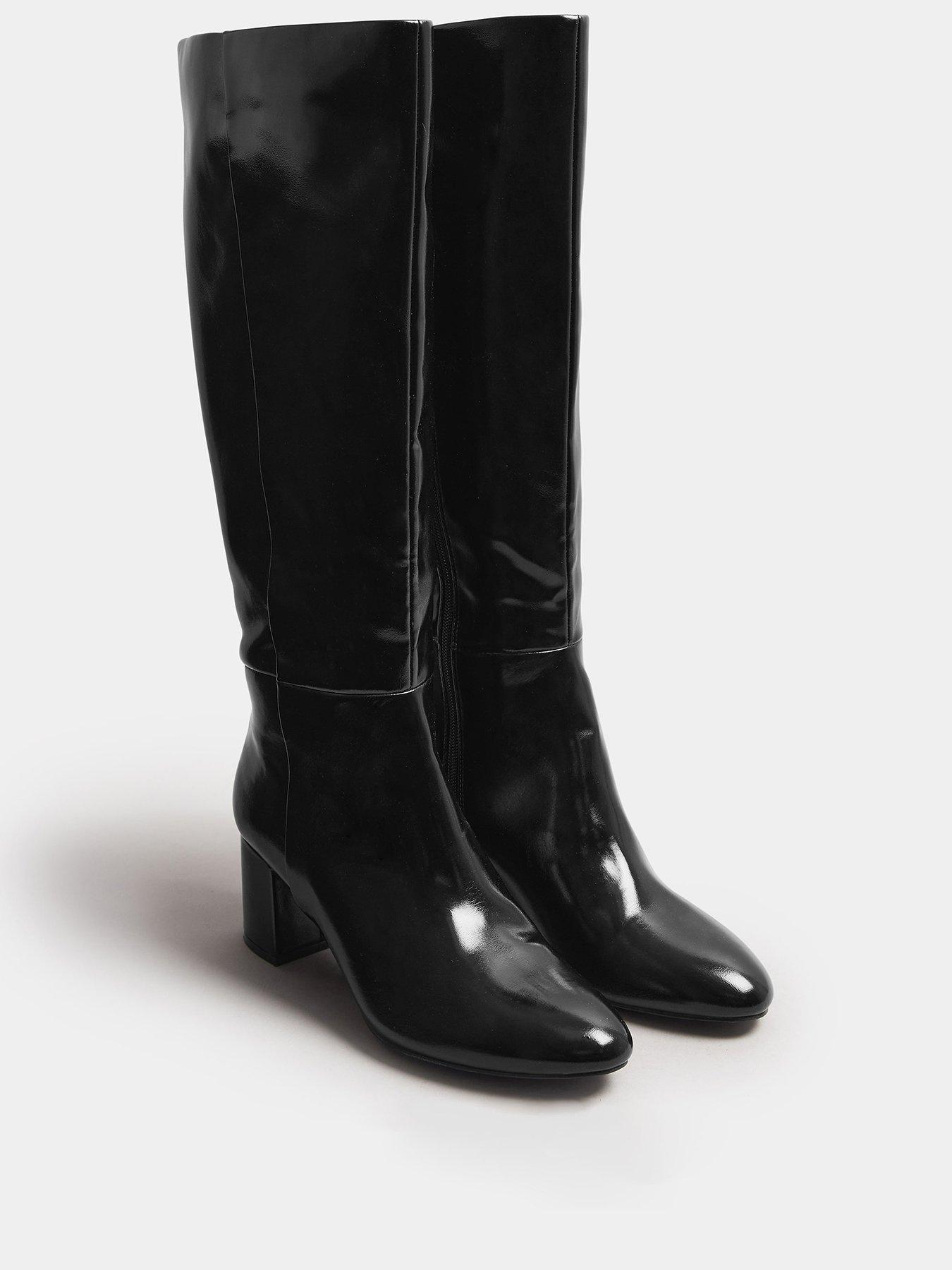 long-tall-sally-knee-high-block-heel-boot-blackstillFront