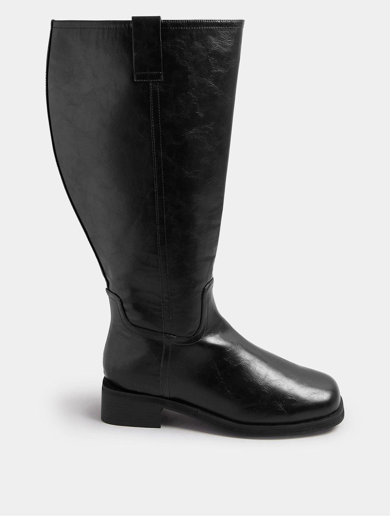 yours-extra-wide-fit-pull-on-boot-blackfront