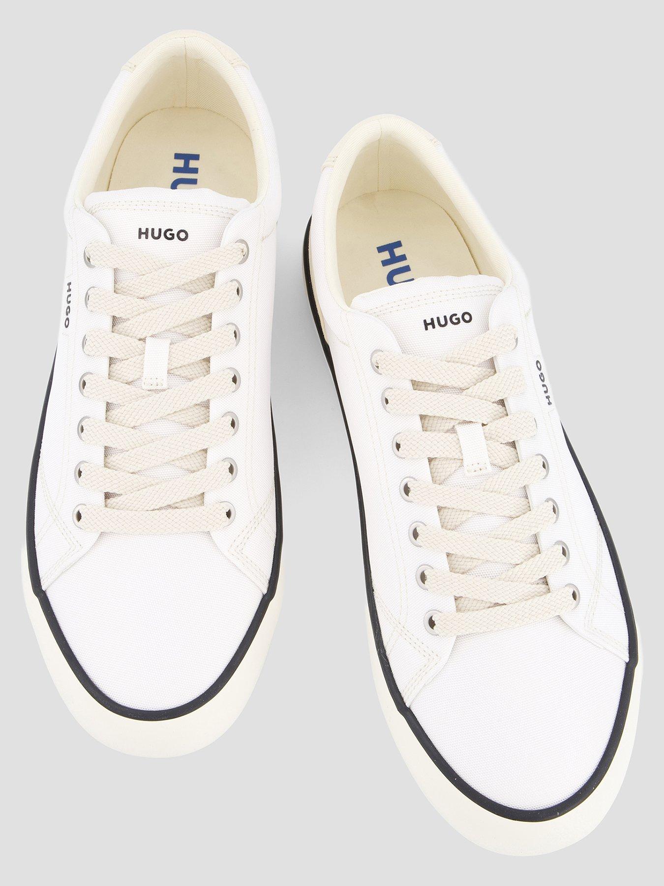 hugo-blue-b-cross-tenn-canvas-trainers-whiteoutfit