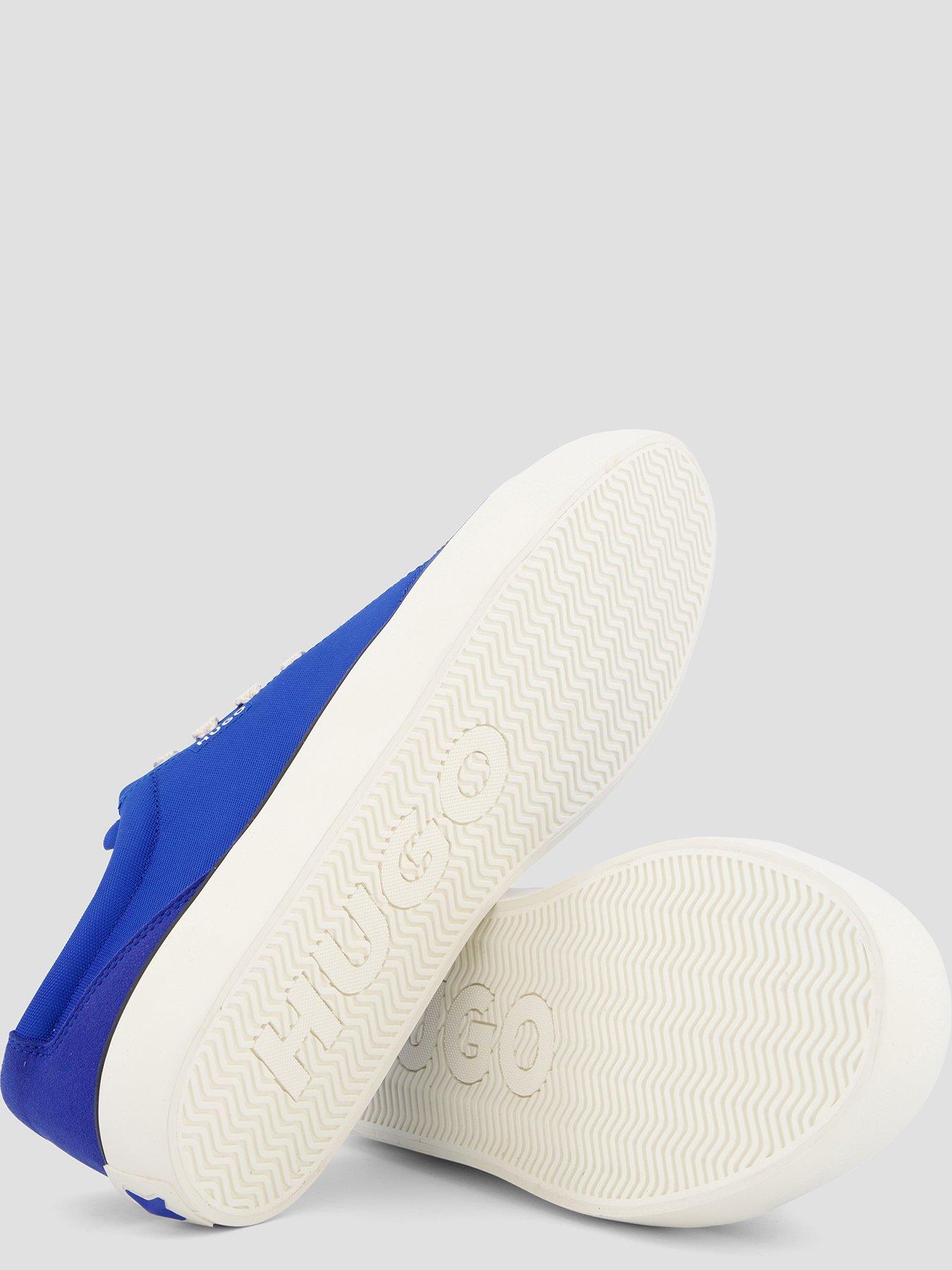 hugo-b-cross-tenn-canvas-trainers-bluedetail