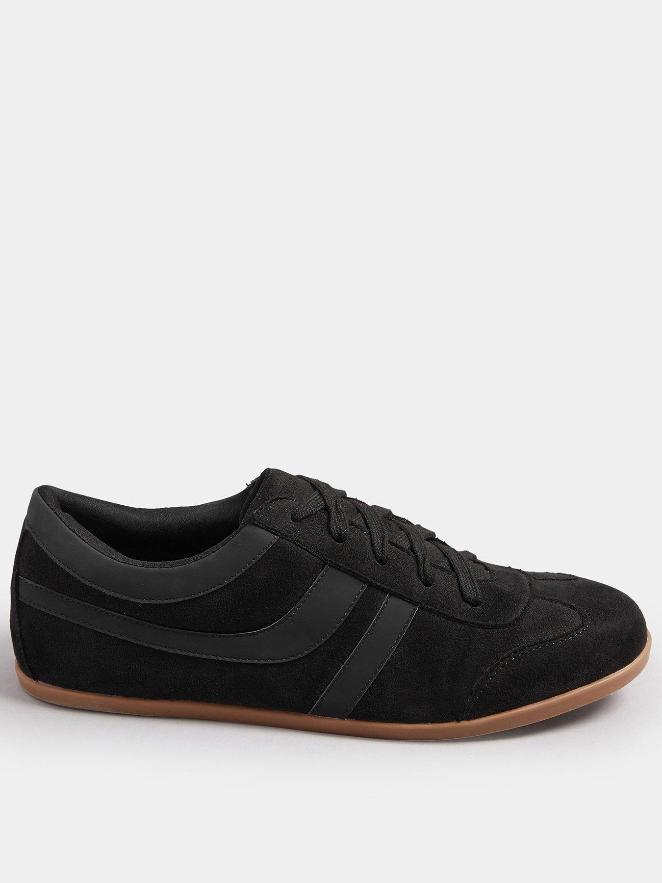yours-extra-wide-fit-low-profile-trainer-black