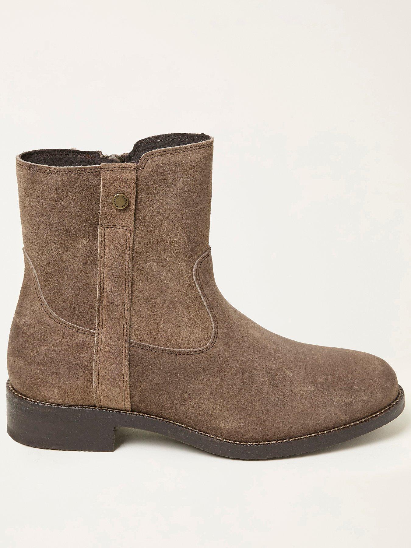 FatFace August Ankle Boot - Tan Brown