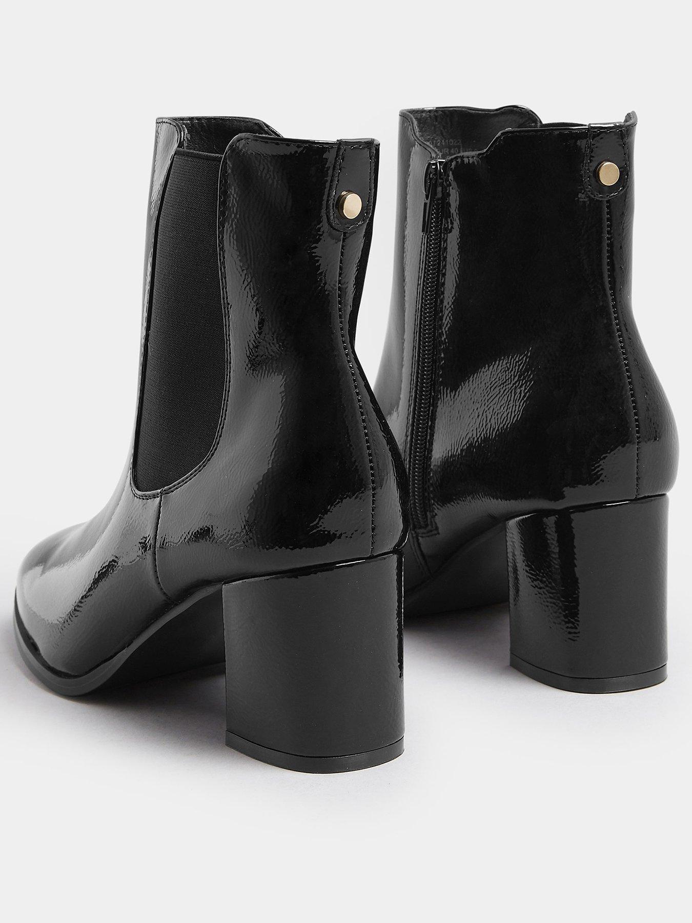 yours-wide-fit-patent-block-chelsea-boot-blackback