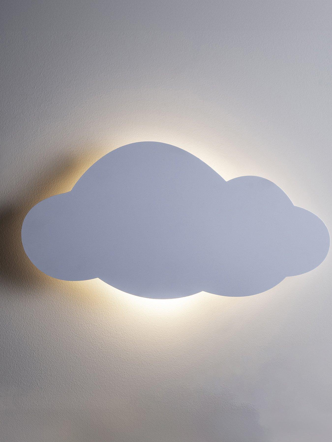 Lights4Fun Cloud Silhouette Battery Night Light