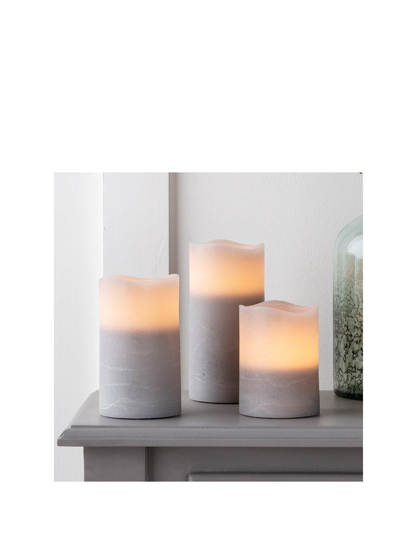 lights4fun-grey-flameless-pillar-candle-triostillFront