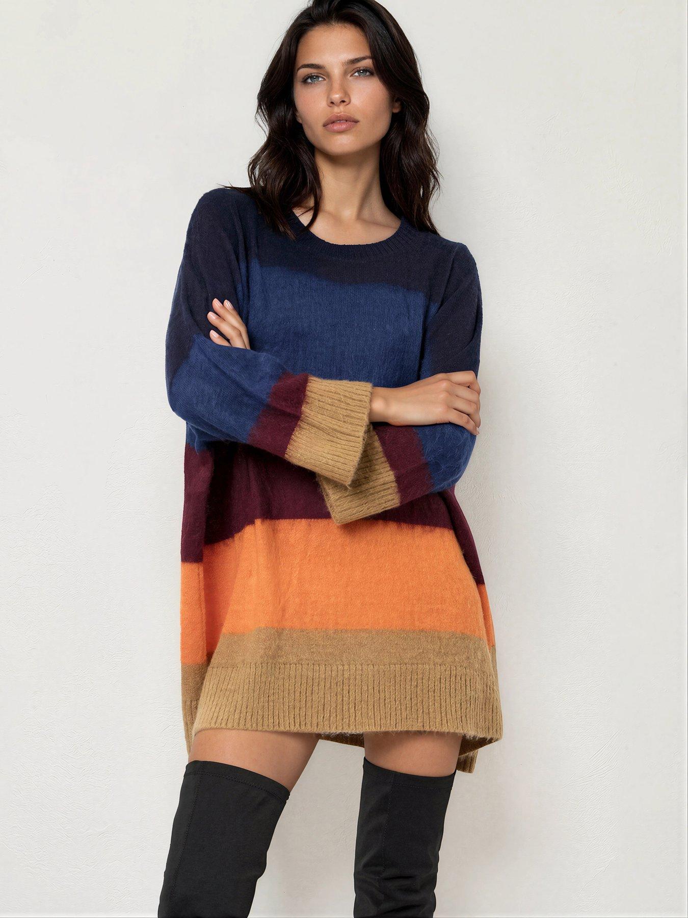 religion-crescent-tunic-jumper-stripe-dress-blue