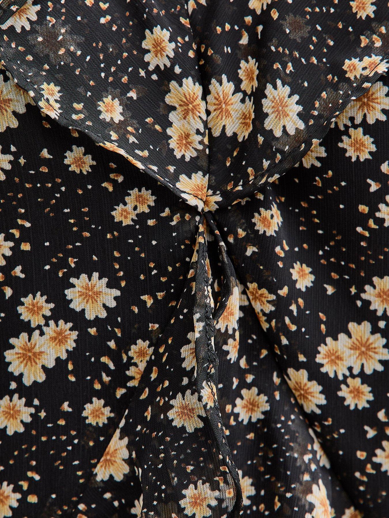 new-look-floral-chiffon-frilly-mini-dress-blackdetail
