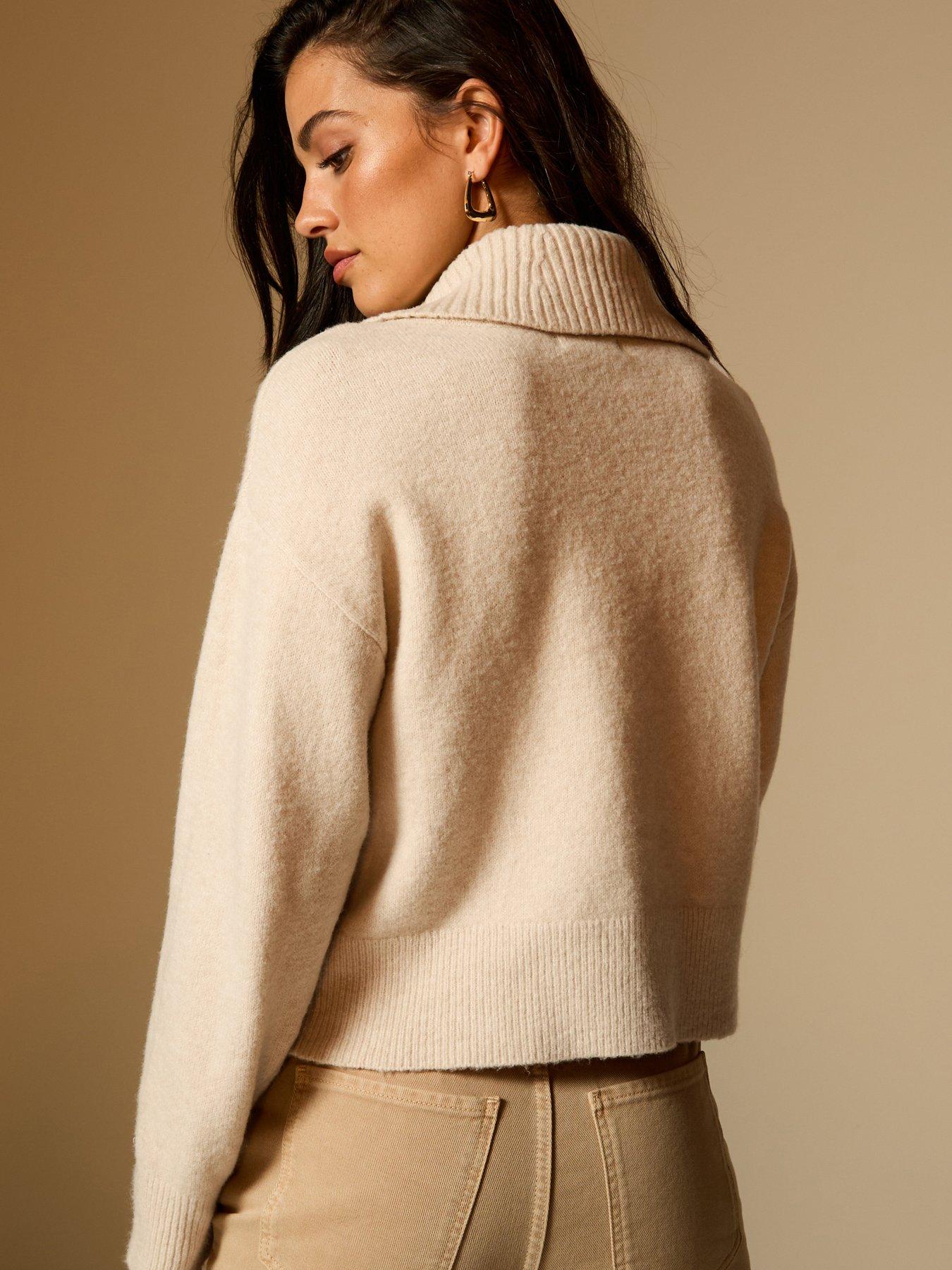 new-look-cream-collared-half-zip-jumperstillFront