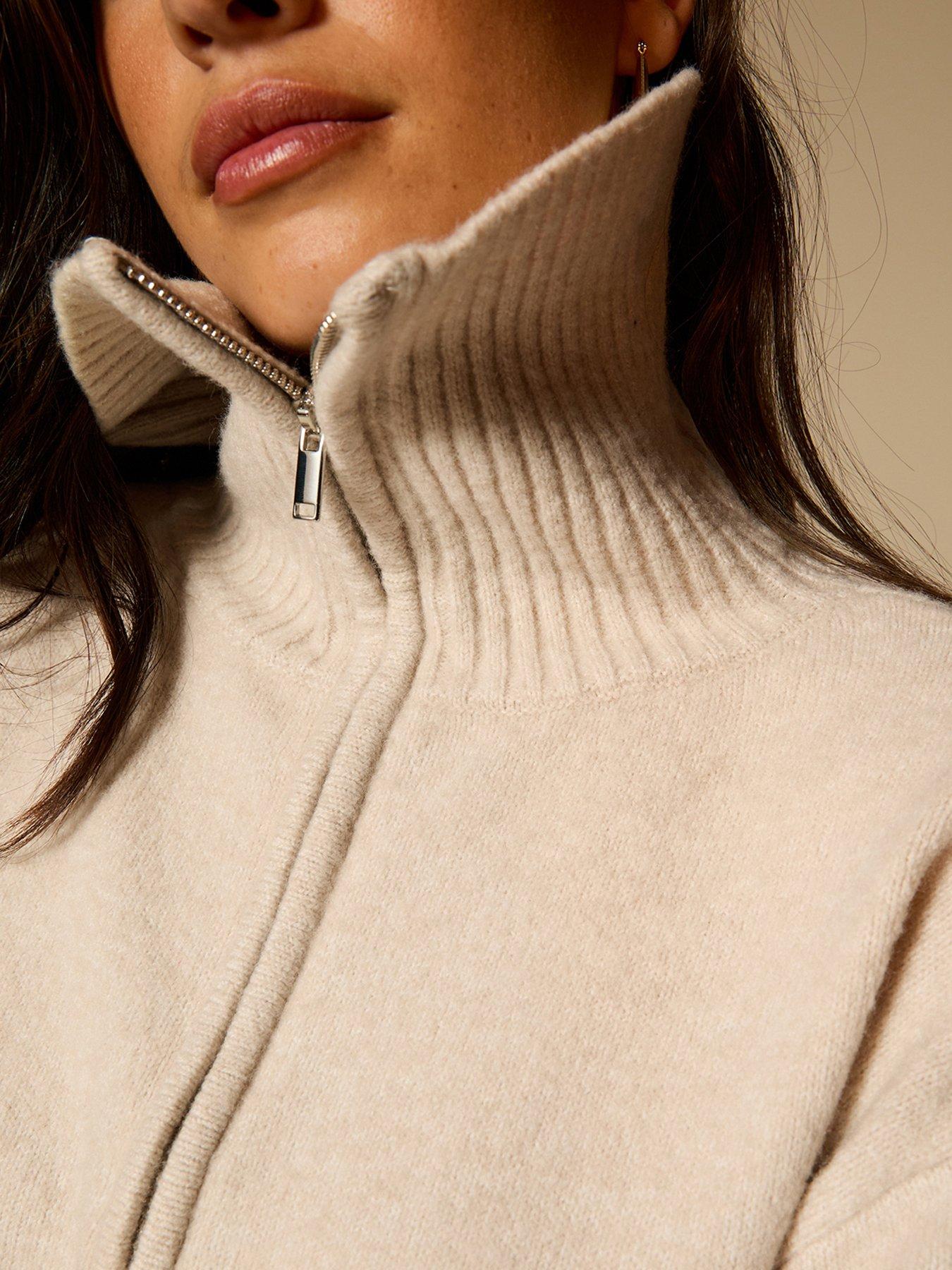 new-look-cream-collared-half-zip-jumperoutfit
