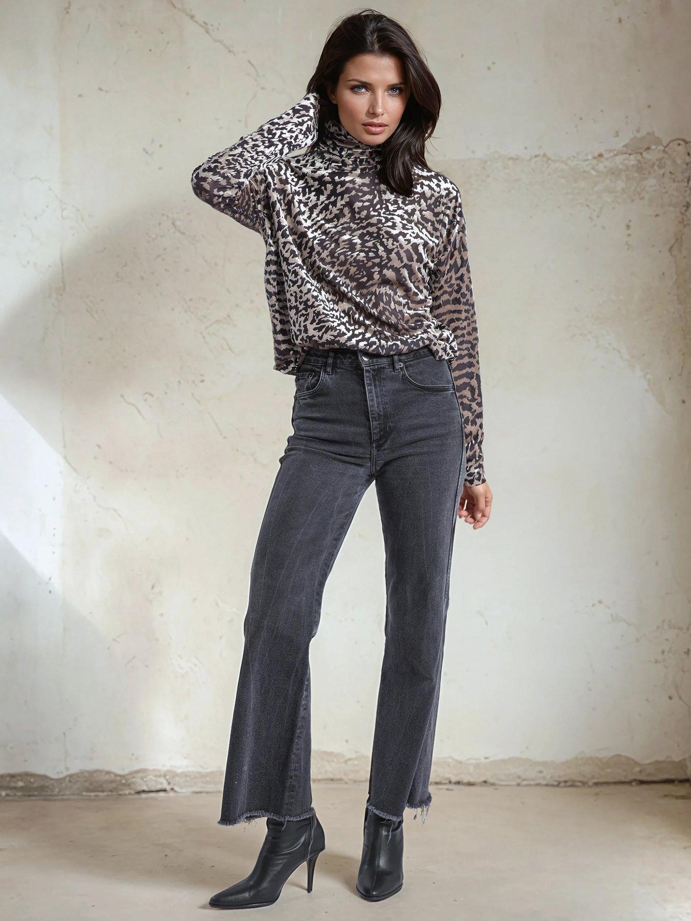 religion-loose-emmy-turtle-neck-velvet-jersey-zebra-top-animal