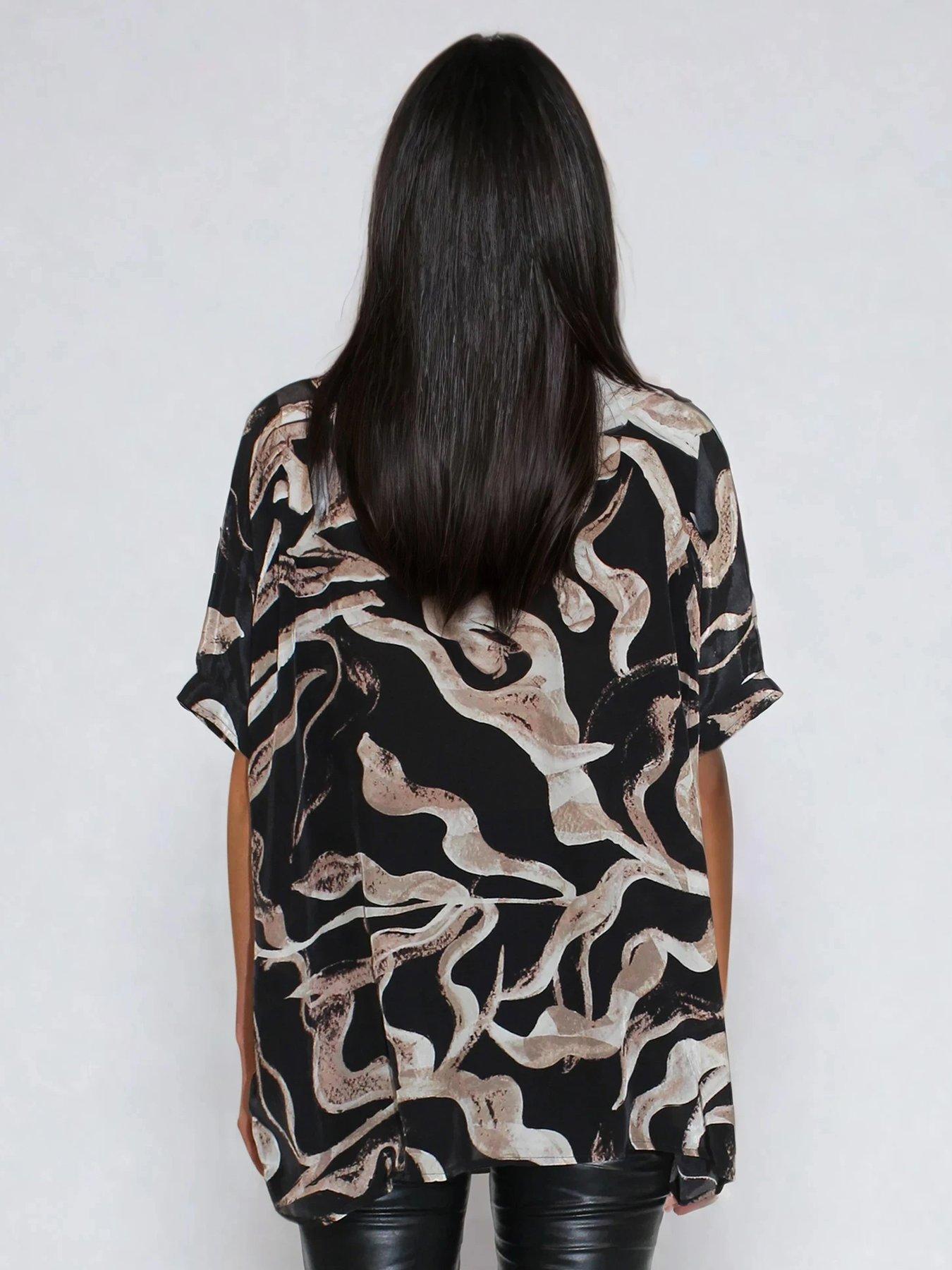 religion-oversized-glory-abstract-tunic-shirt-blackstillFront