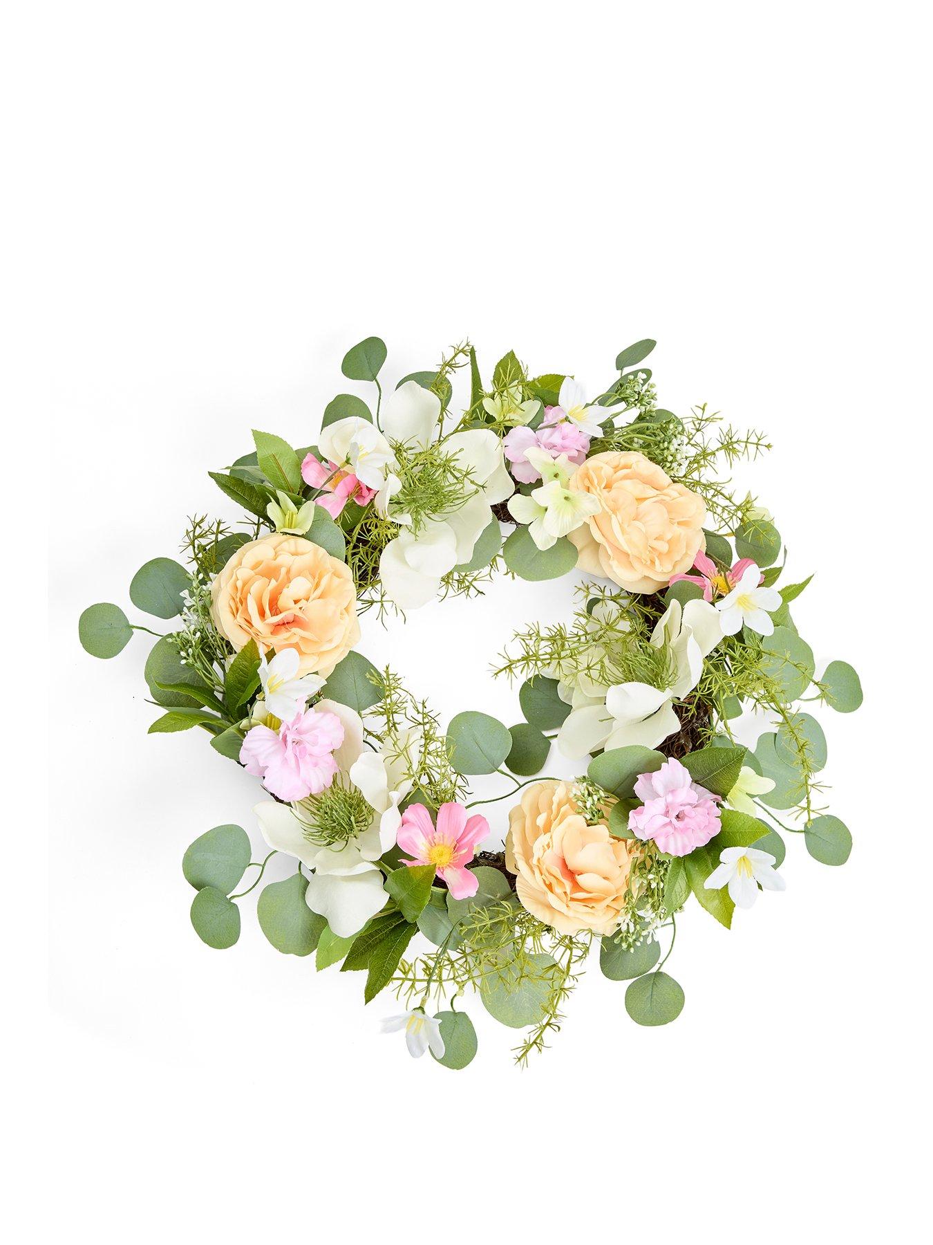 Image 2 of 4 of The Very Collection 60cm Tropical Flower Wreath