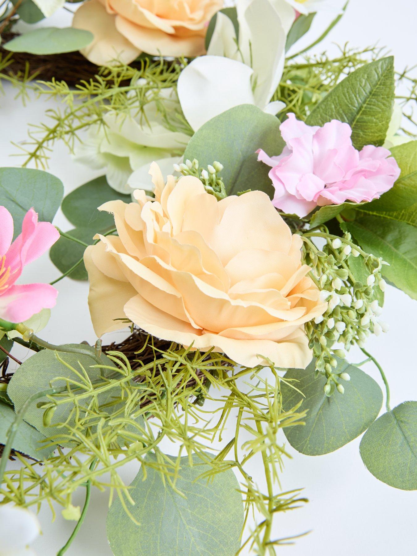 Image 4 of 4 of The Very Collection 60cm Tropical Flower Wreath