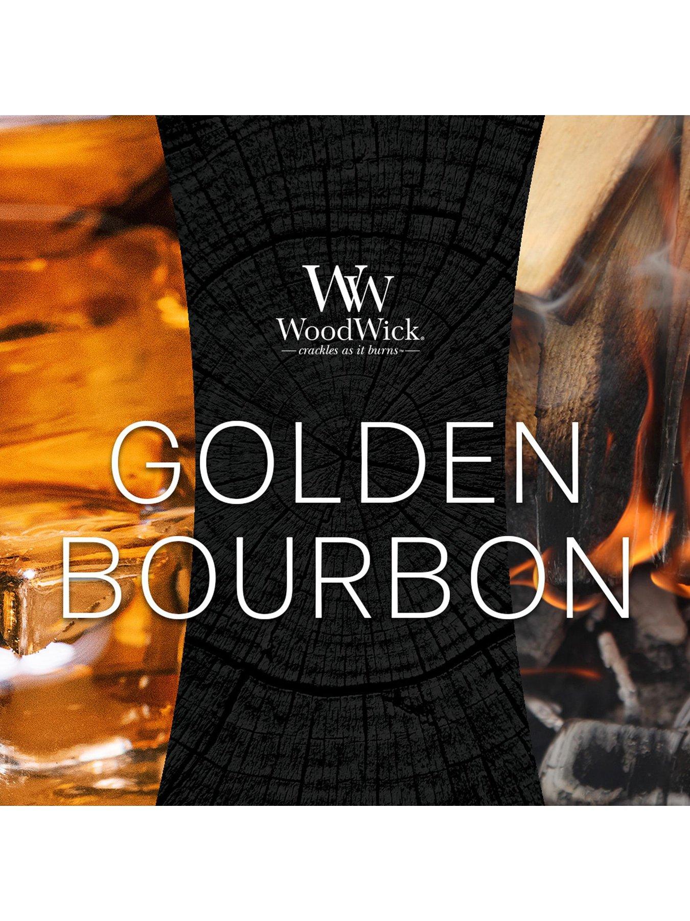 Image 2 of 3 of WoodWick Medium Hourglass Candle - Golden Bourbon