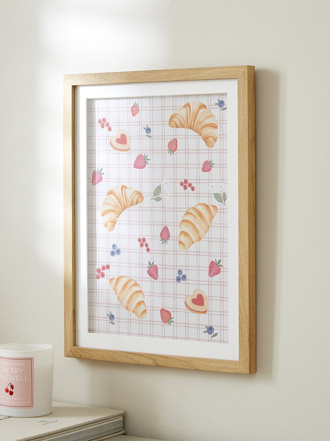 The Very Collection Croissant Print Framed Wall Art