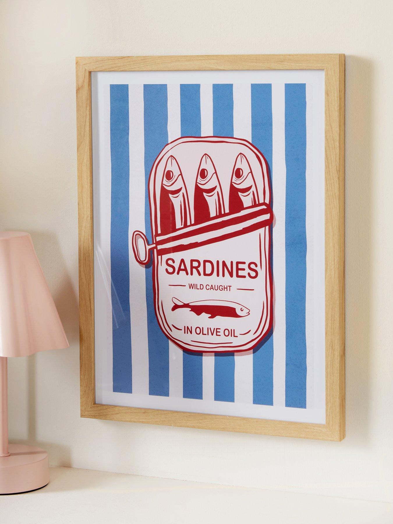 Image 1 of 4 of The Very Collection Sardine Wall Art