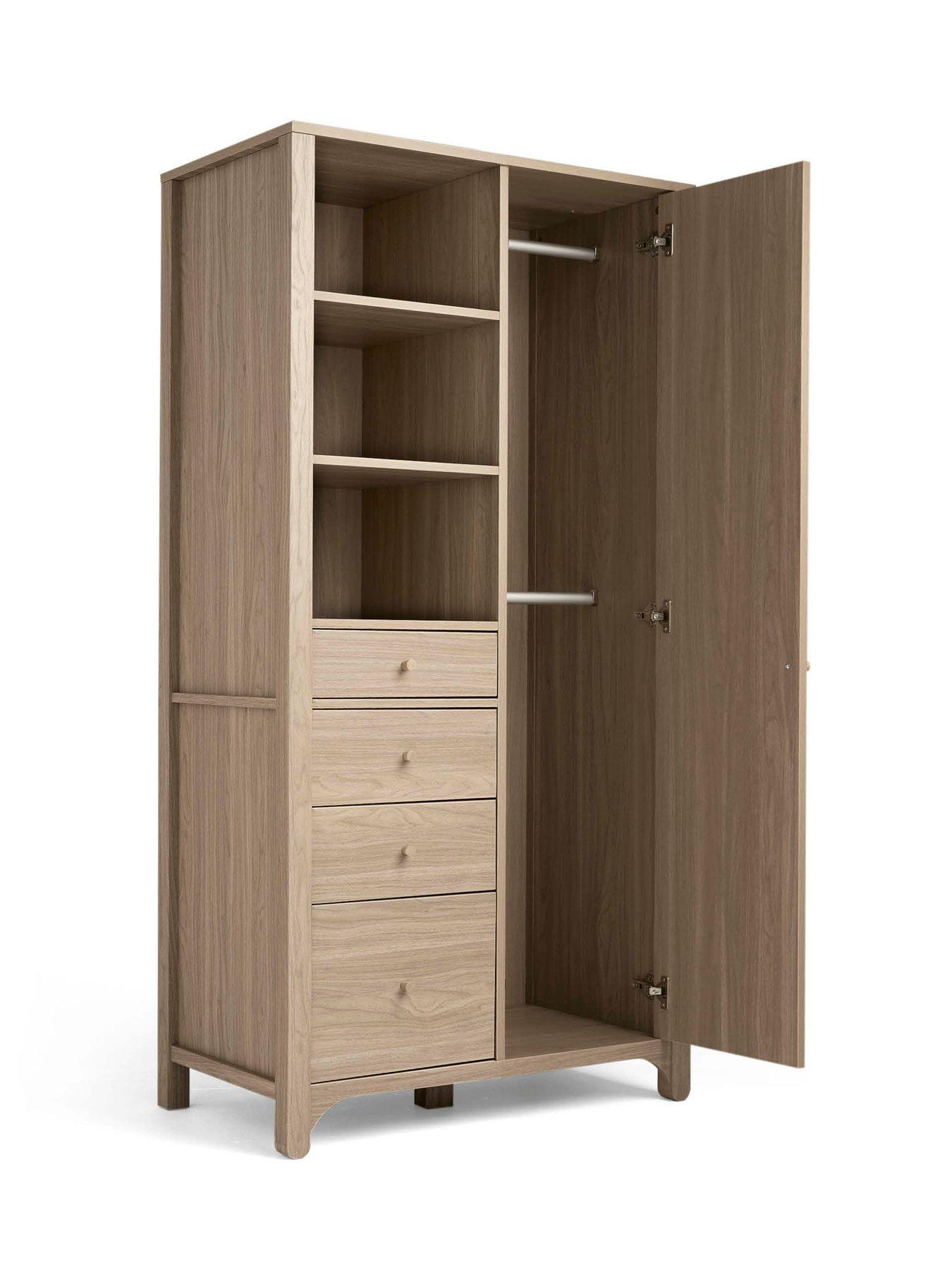 Image 6 of 6 of Mamas & Papas Barton Wardrobe - Natural Oak