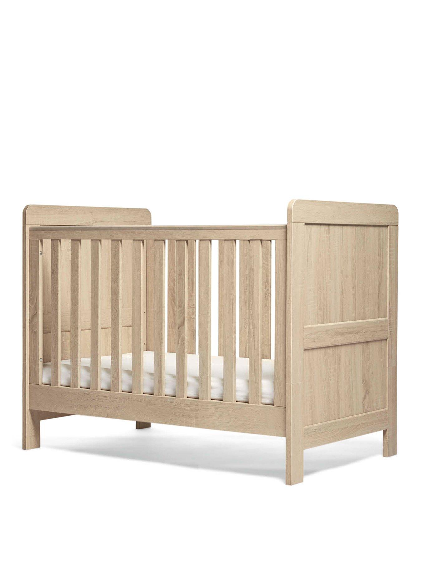 Image 2 of 6 of Mamas & Papas Atlas Convertible Cot - Light Oak