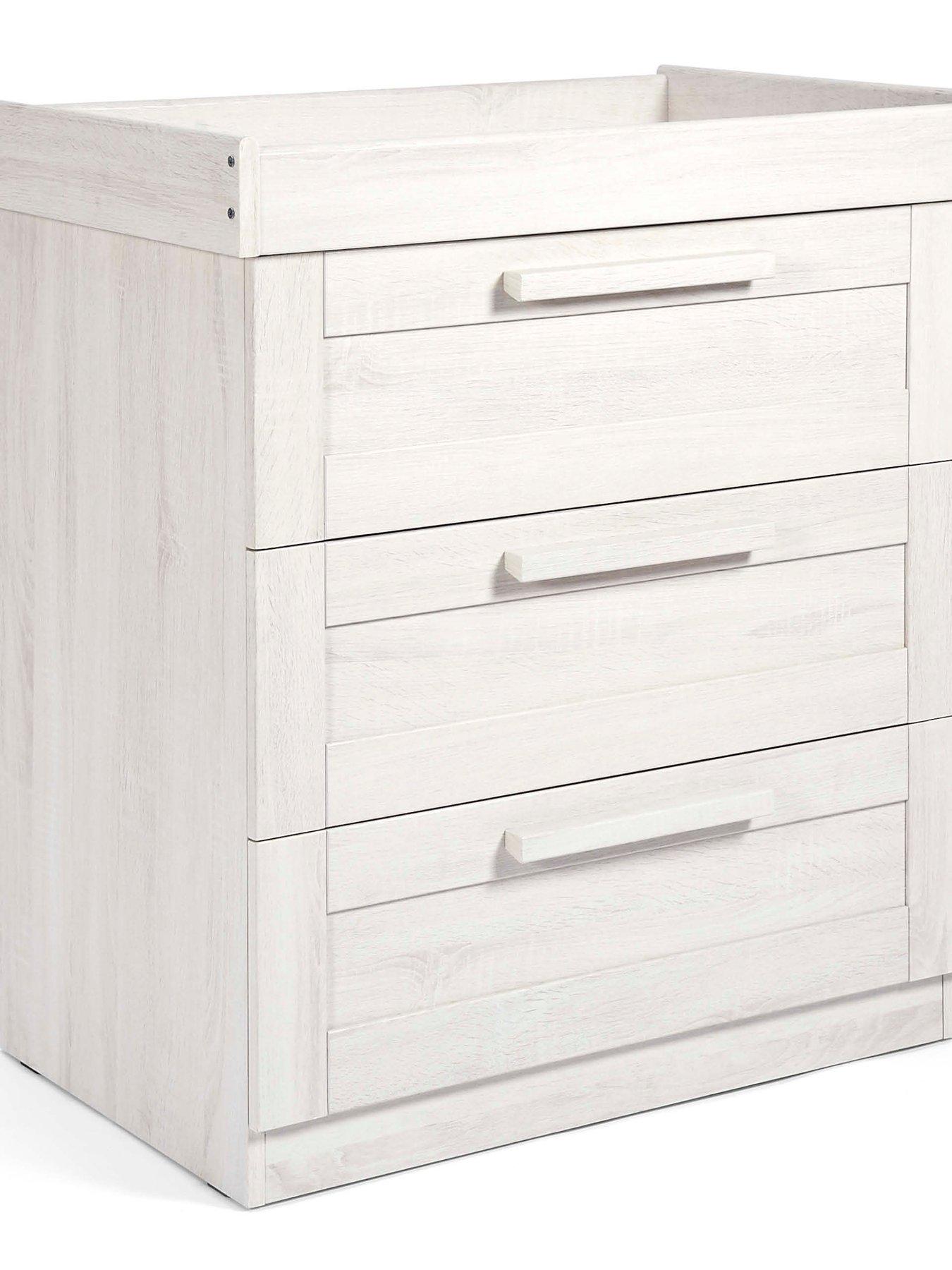 mamas-papas-atlas-convertible-cot-range-convertible-cot-dresser-amp-wardrobe-whitedetail