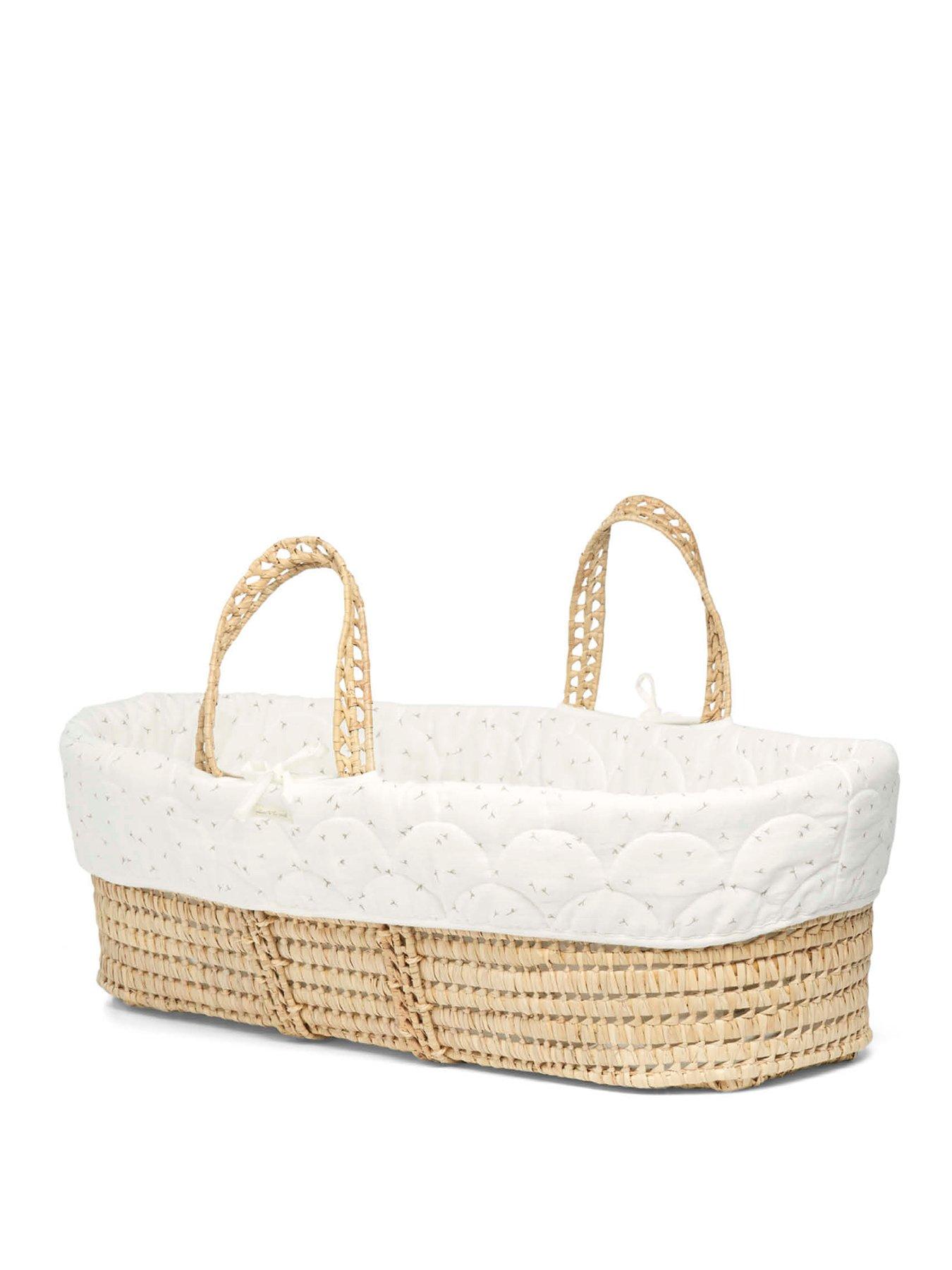 Image 2 of 6 of Mamas & Papas Moses Basket - Welcome To The World - Seedling