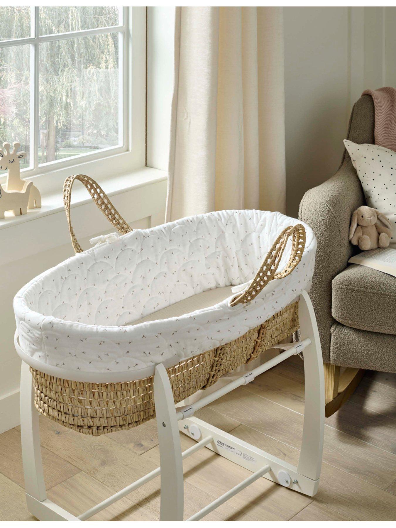 Image 3 of 6 of Mamas & Papas Moses Basket - Welcome To The World - Seedling