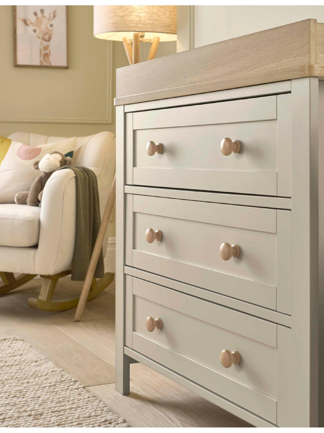 Image 7 of 7 of Mamas & Papas Wedmore Small Cotbed Range (Small Cotbed, Dresser &amp; Wardrobe) Pebble