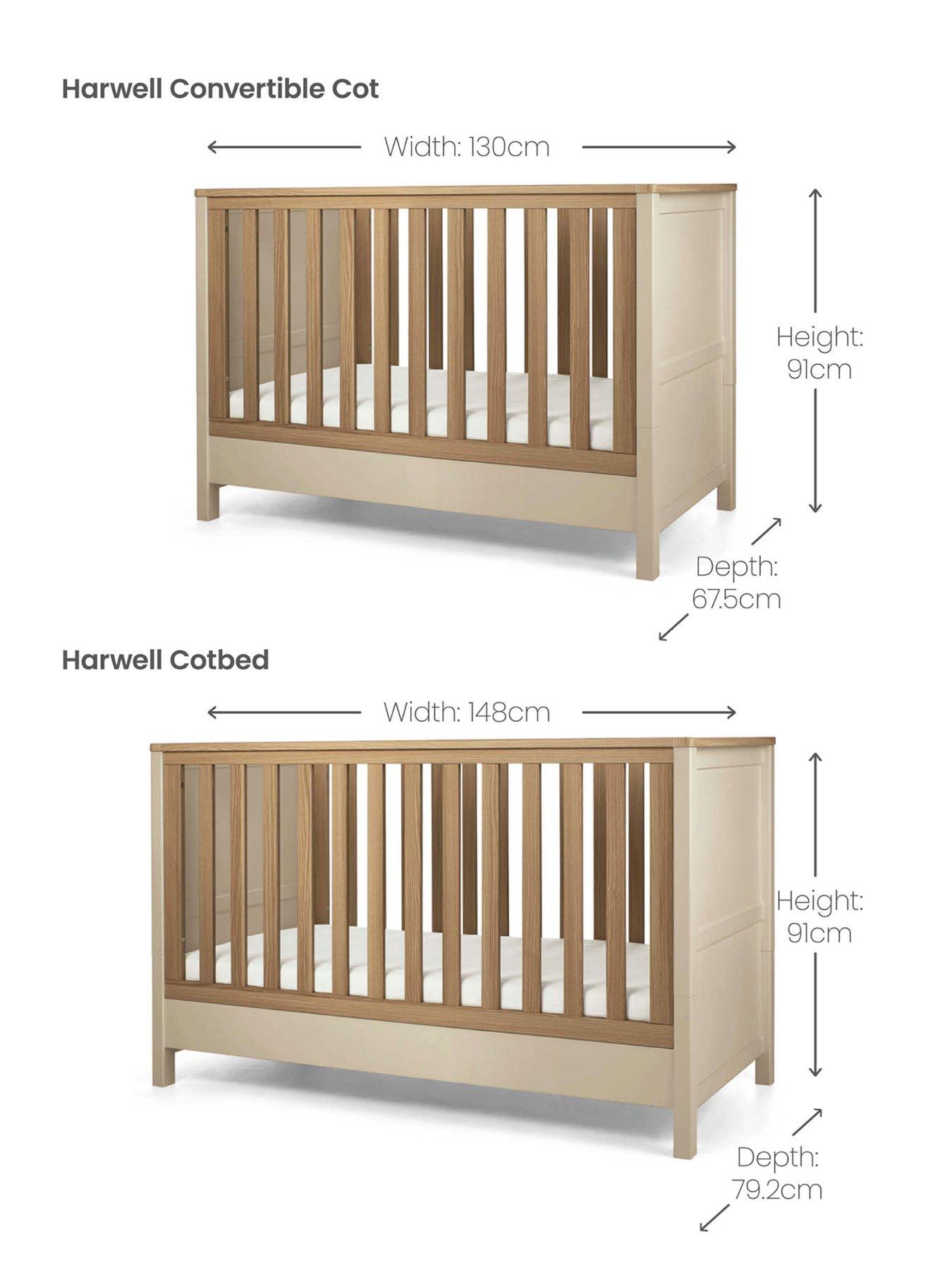 Mamas & Papas Harwell Convertible Cot - Cashmere