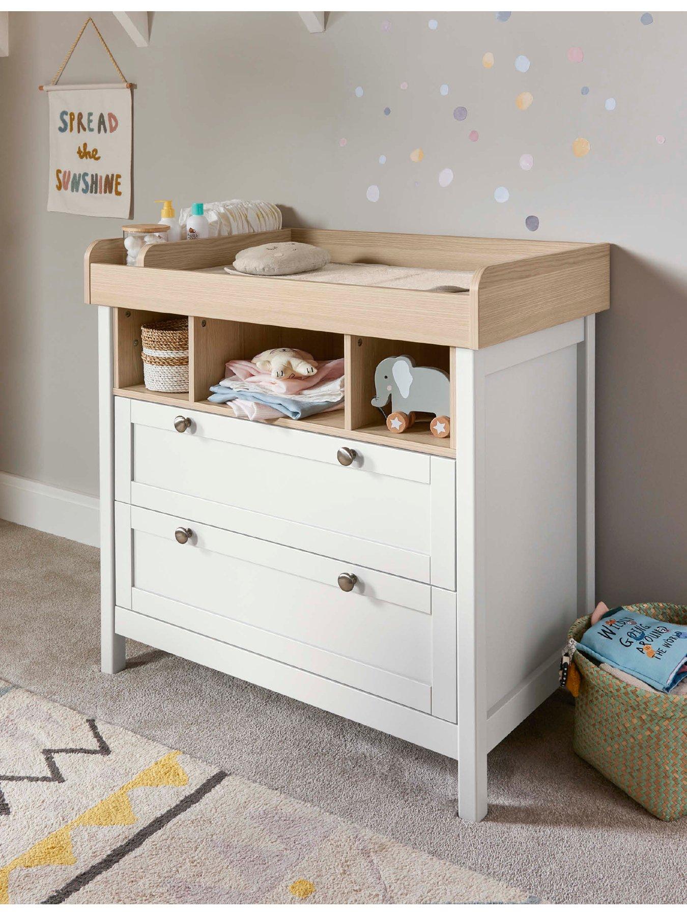 Image 6 of 7 of Mamas & Papas Harwell Convertible Cot Range (Convertible Cot, Dresser &amp; Wardrobe) - White