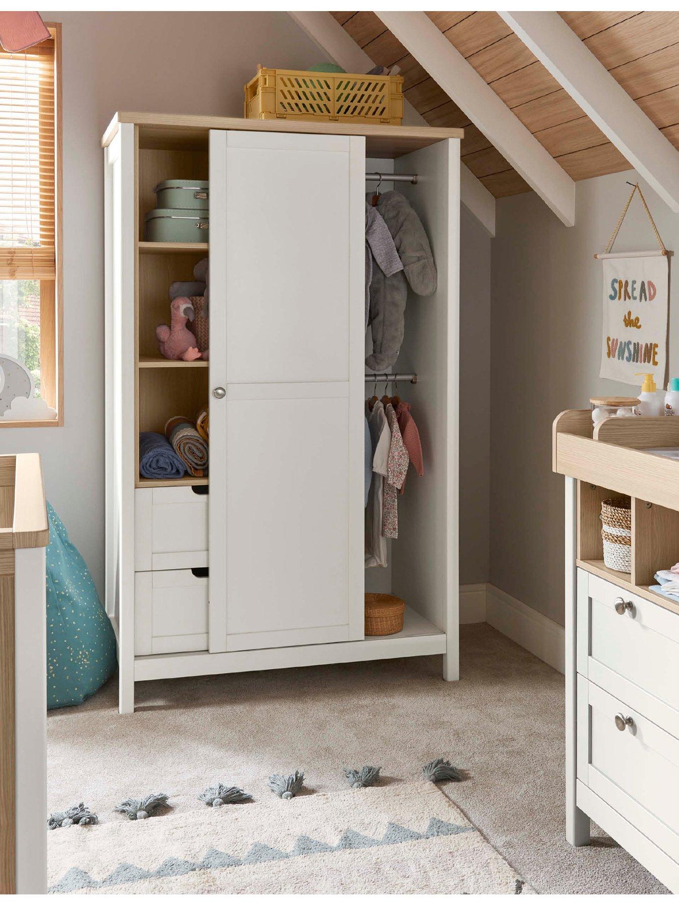 Image 7 of 7 of Mamas & Papas Harwell Convertible Cot Range (Convertible Cot, Dresser &amp; Wardrobe) - White