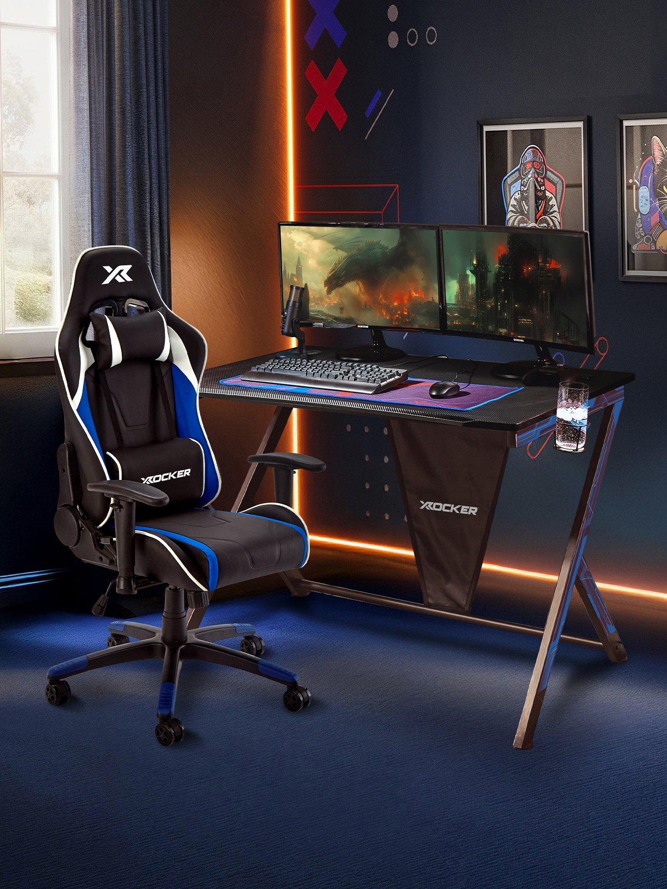 x-rocker-x-rocker-gaming-bundle-ocelot-desk-and-agility-jr-office-gaming-chair-blue