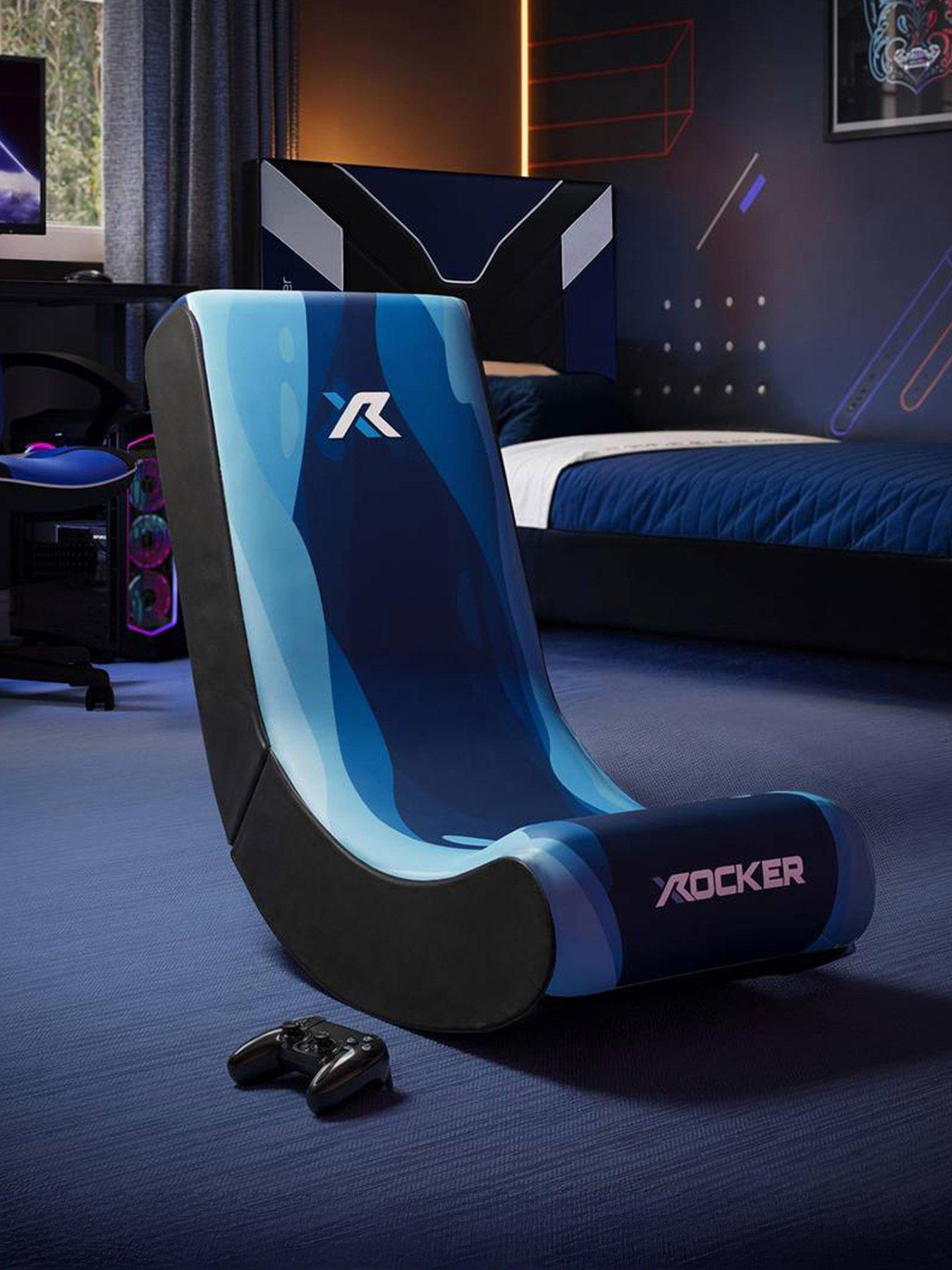 X Rocker X Rocker Video Rocker Gaming Chair for Kids - Lava Blue
