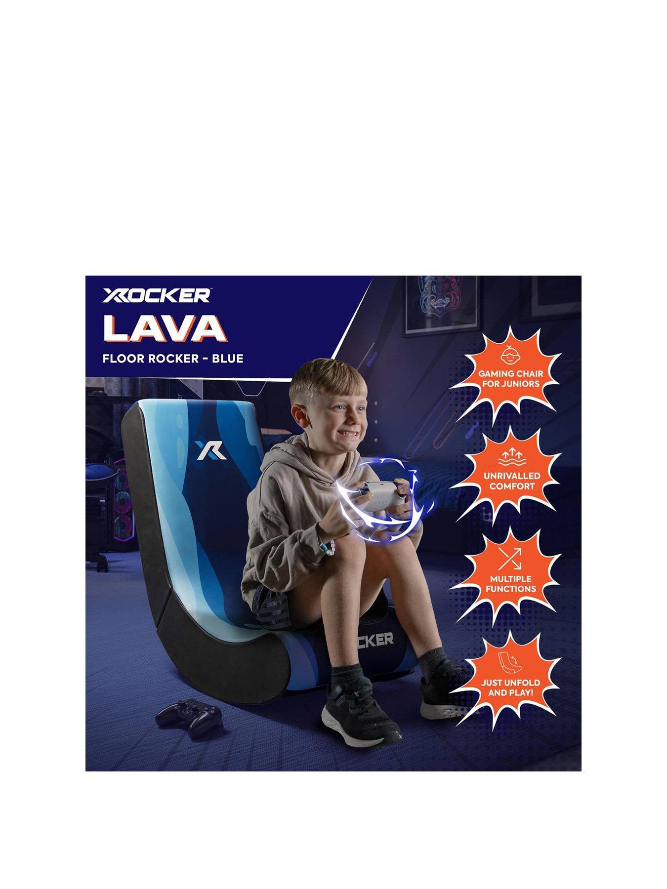X Rocker X Rocker Video Rocker Gaming Chair for Kids - Lava Blue | Very ...
