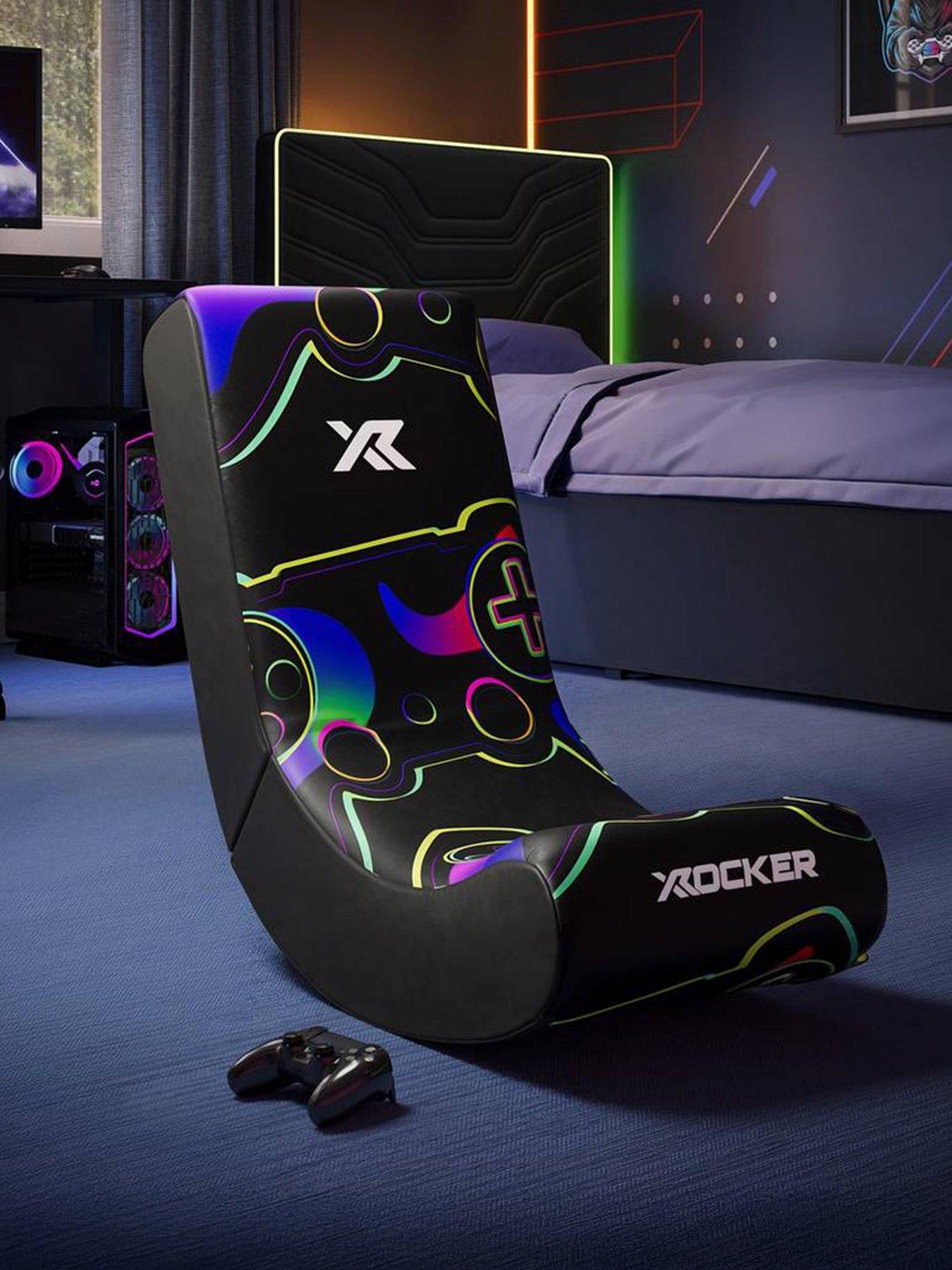 X Rocker X Rocker Video Rocker Gaming Chair for Kids - Gamepad Black