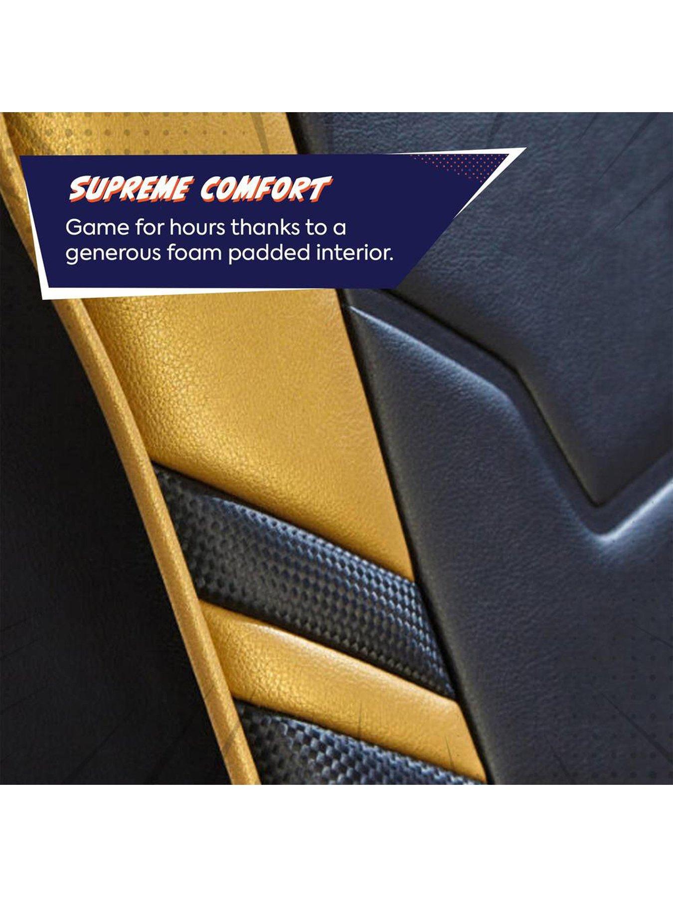 Image 5 of 7 of X Rocker X Rocker Shadow 2.0 Audio Floor Rocker Gaming Chair for Kids - Gold / Black