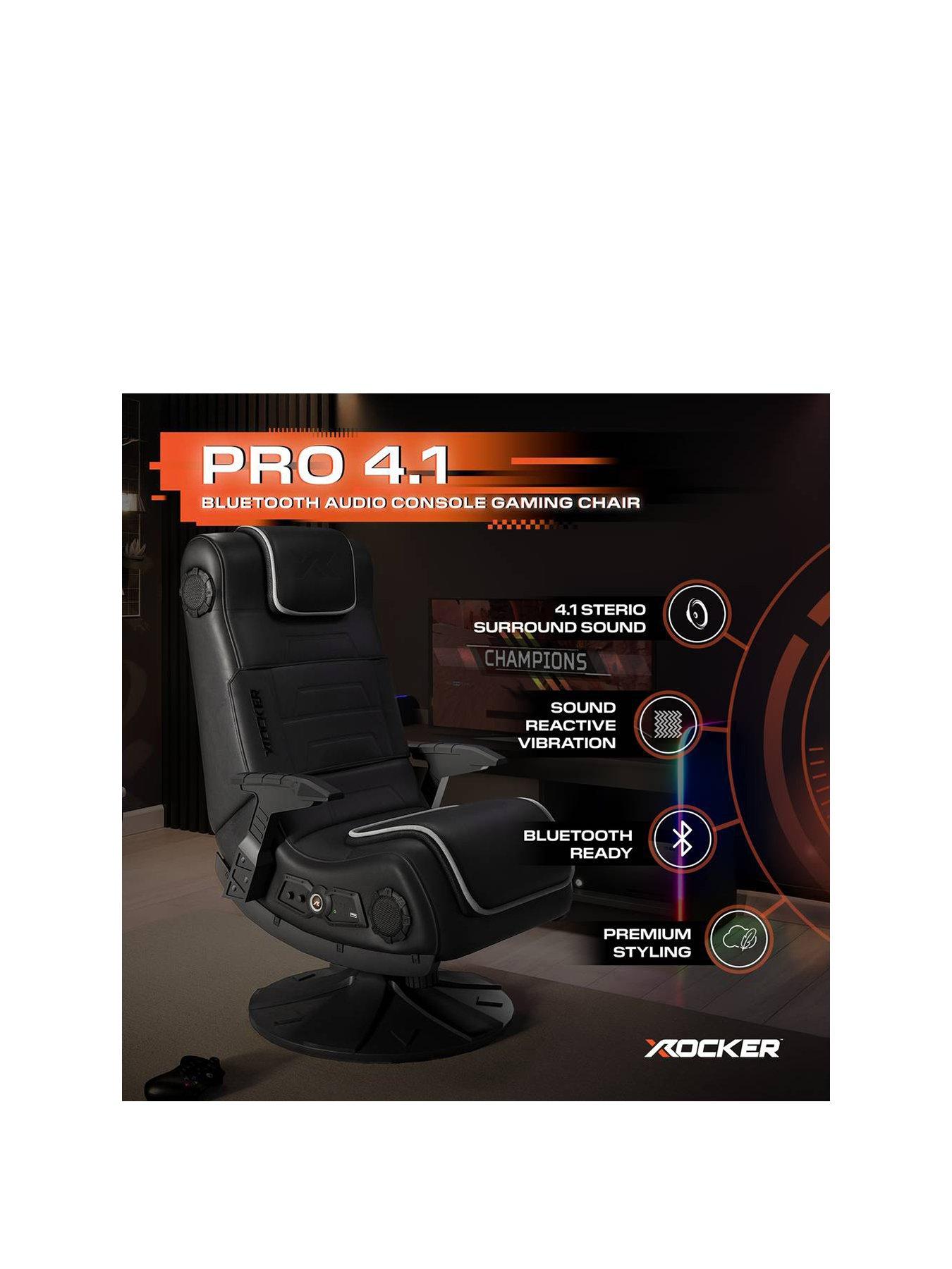 Image 2 of 7 of X Rocker X Rocker Pro 4.1 Bluetooth Audio Console Gaming Chair - Black