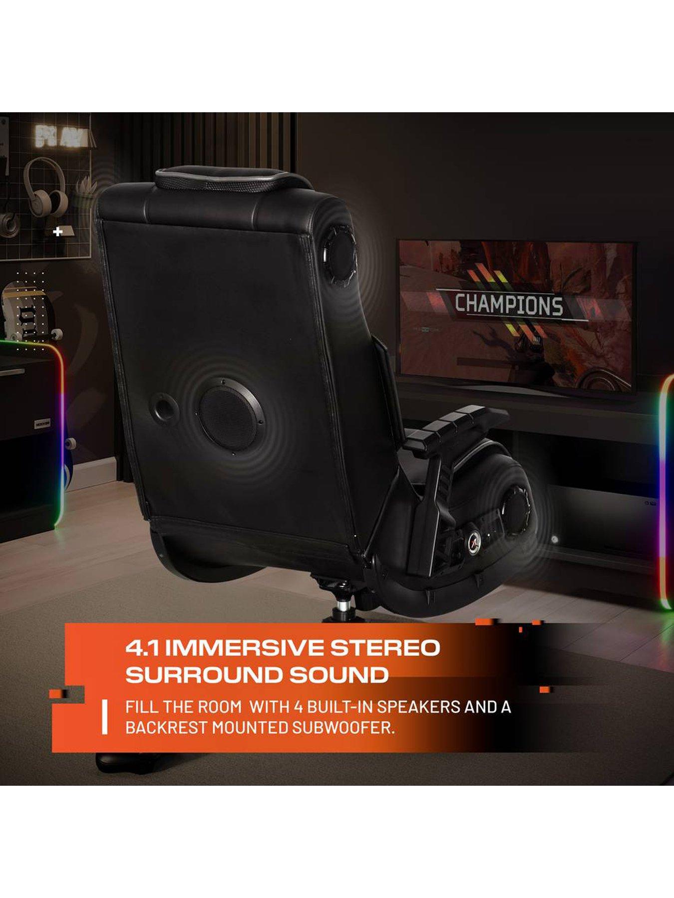 Image 3 of 7 of X Rocker X Rocker Pro 4.1 Bluetooth Audio Console Gaming Chair - Black