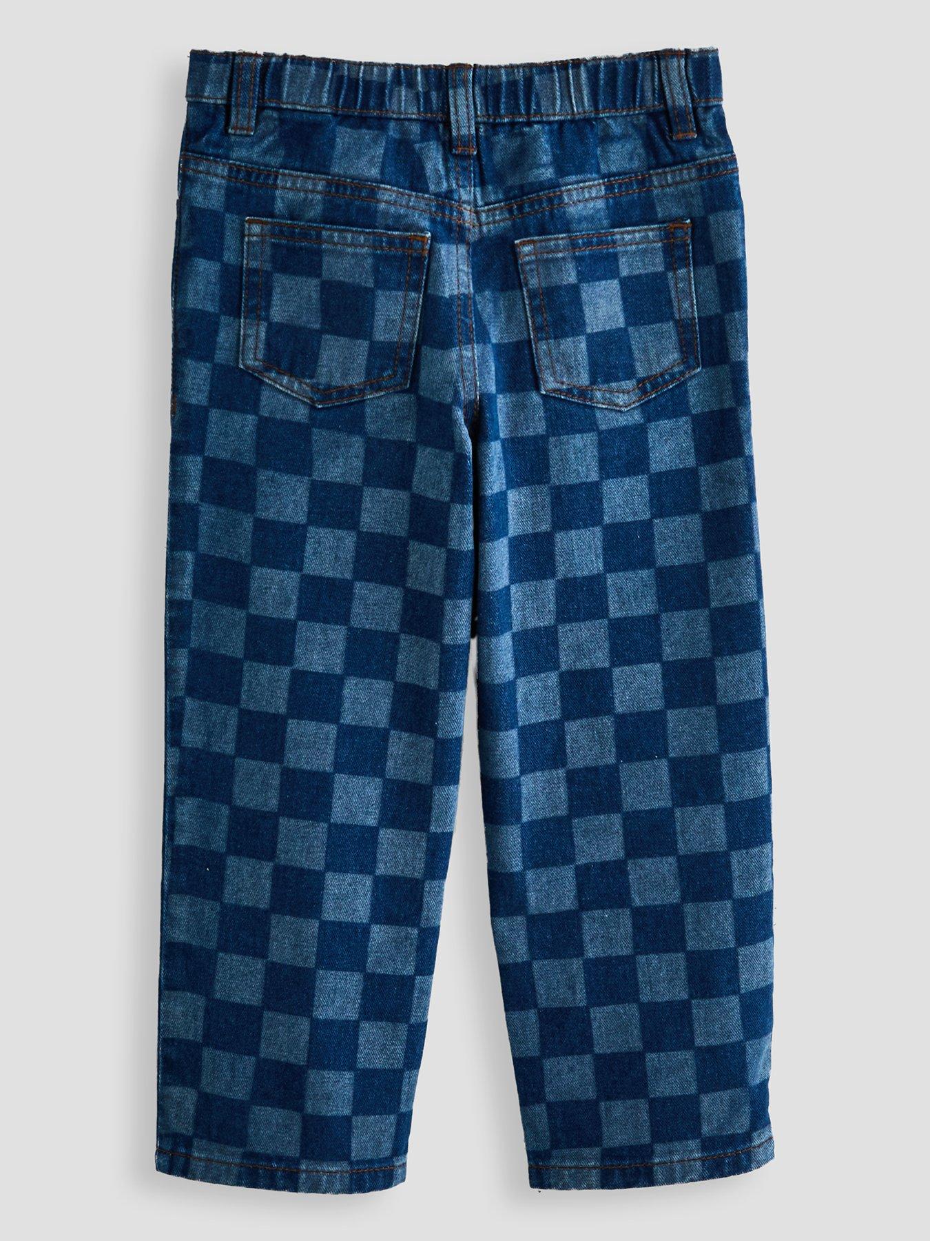 the-very-collection-boys-checkerboard-jeans-navyback