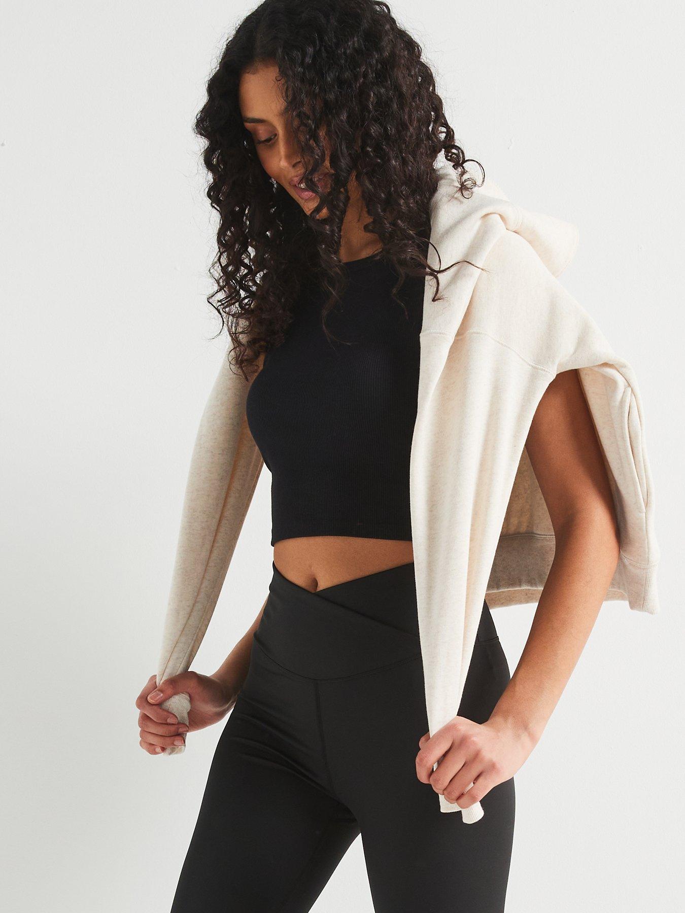 Image 4 of 6 of The Very Collection Ultimate Wrap Waist Leggings - Black