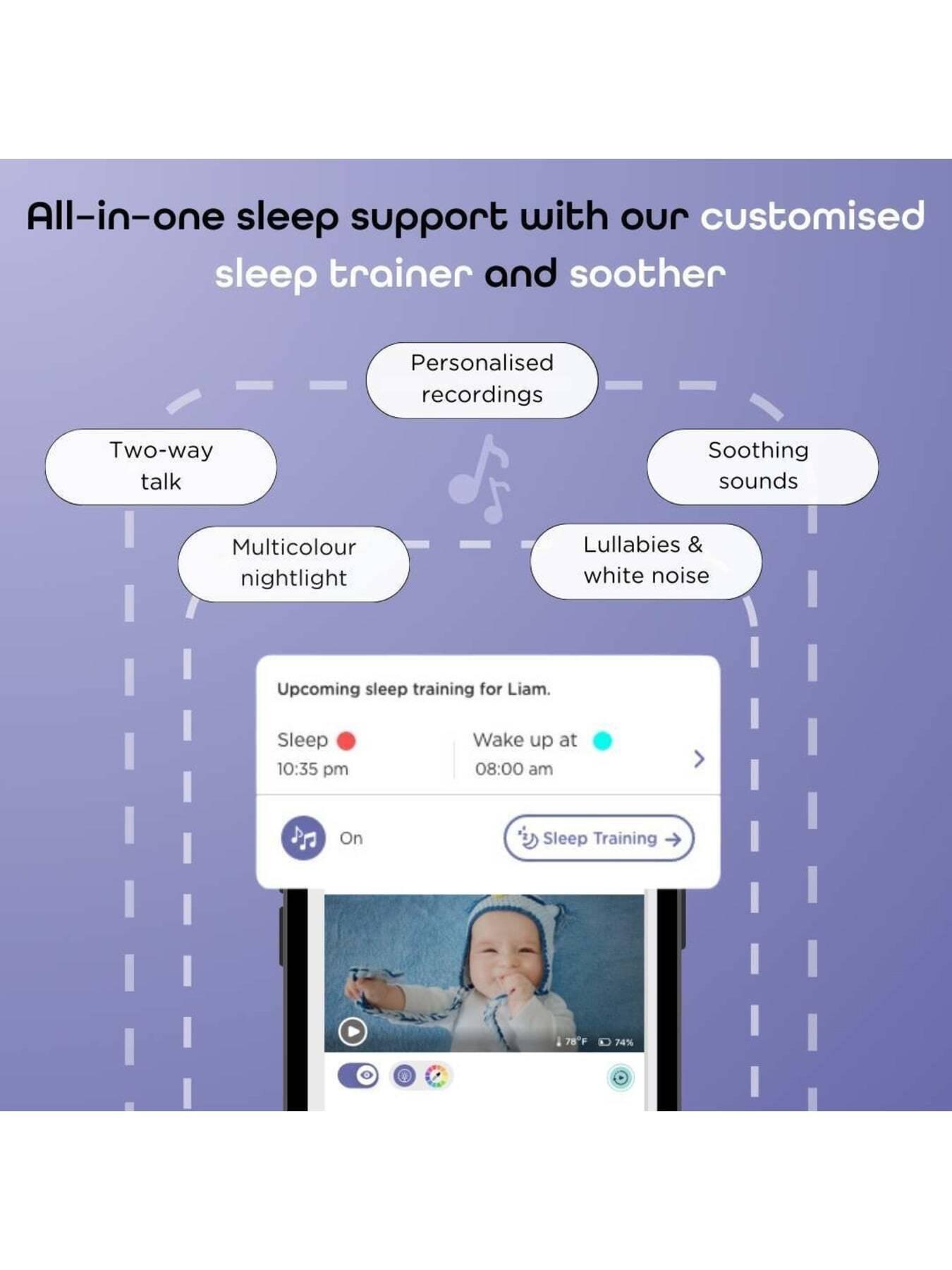 Image 5 of 6 of Hubble Go Baby 2K QHD Baby Monitor