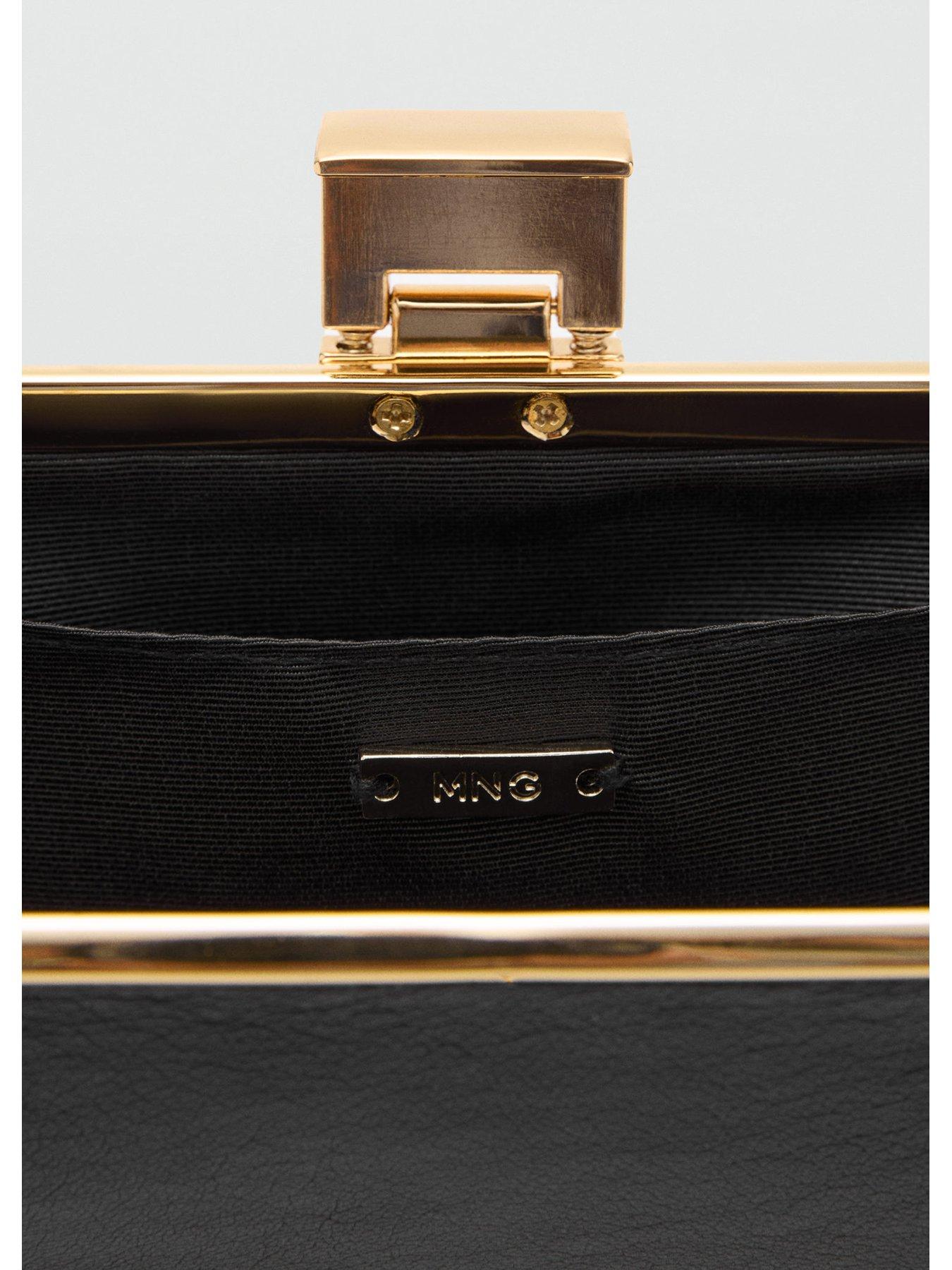 mango-metallic-clutch-handbagoutfit