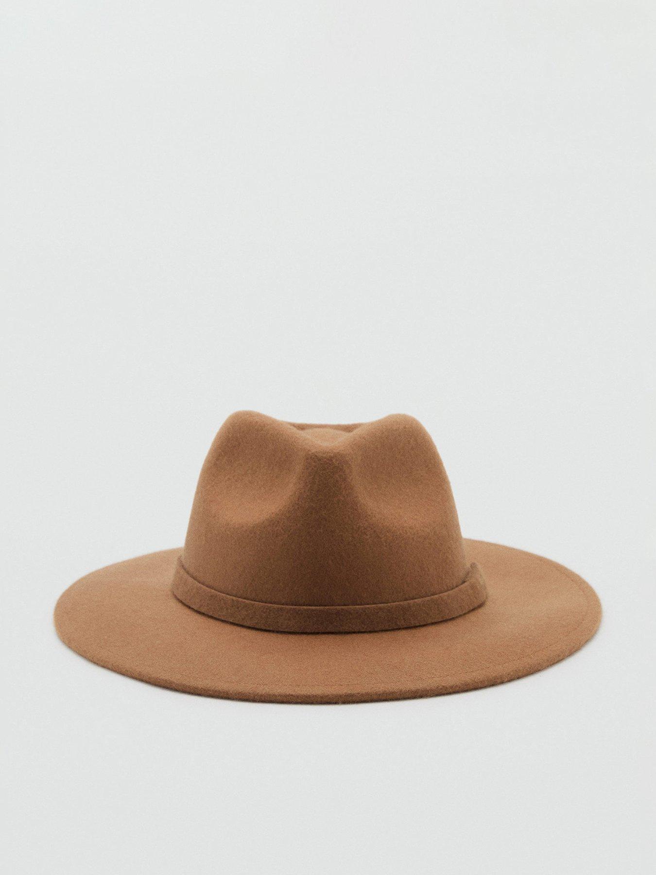 Mango 100% Wool Hat - Beige