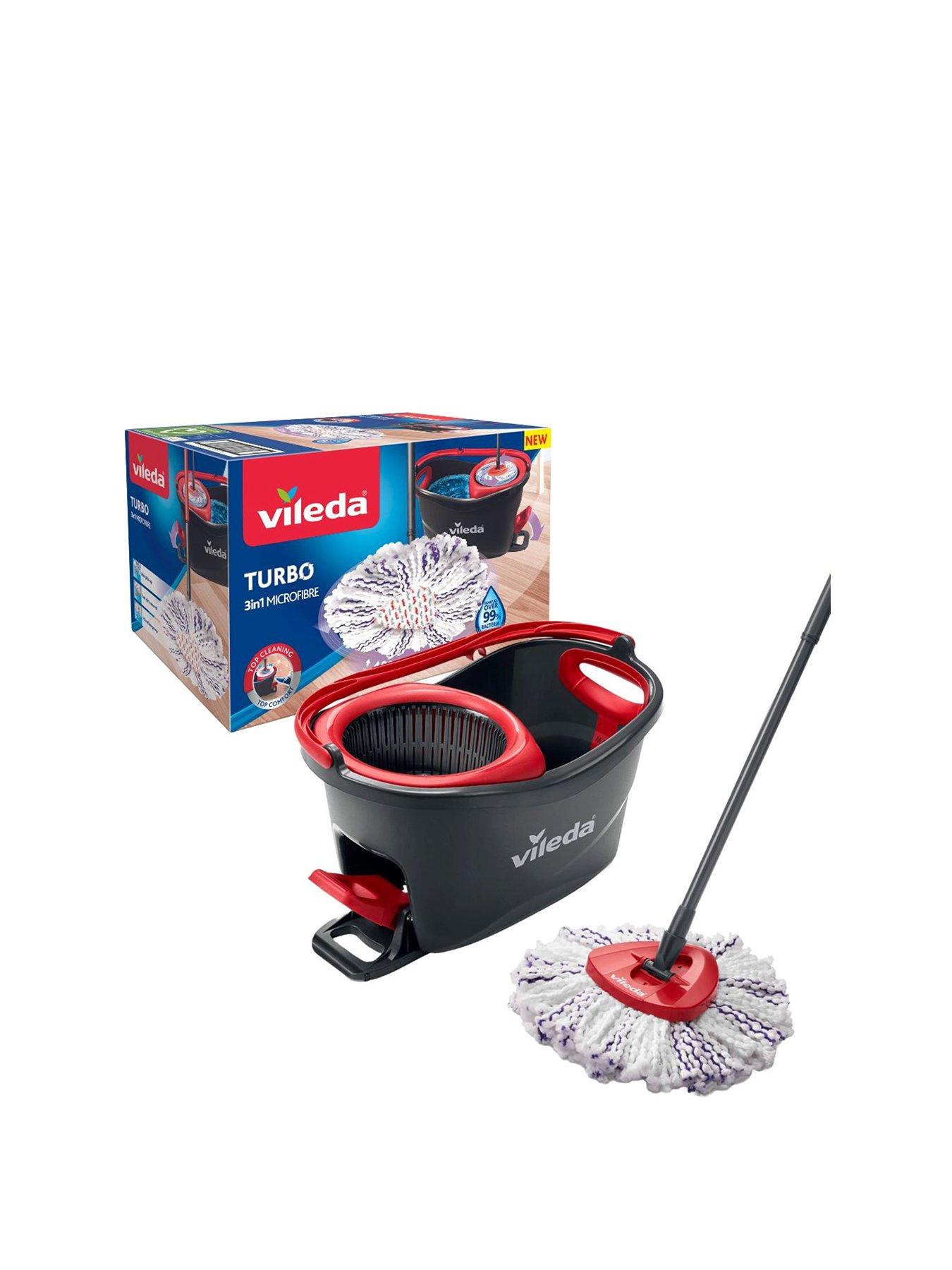Vileda Turbo 3 In 1 Spin Mop And Bucket Set
