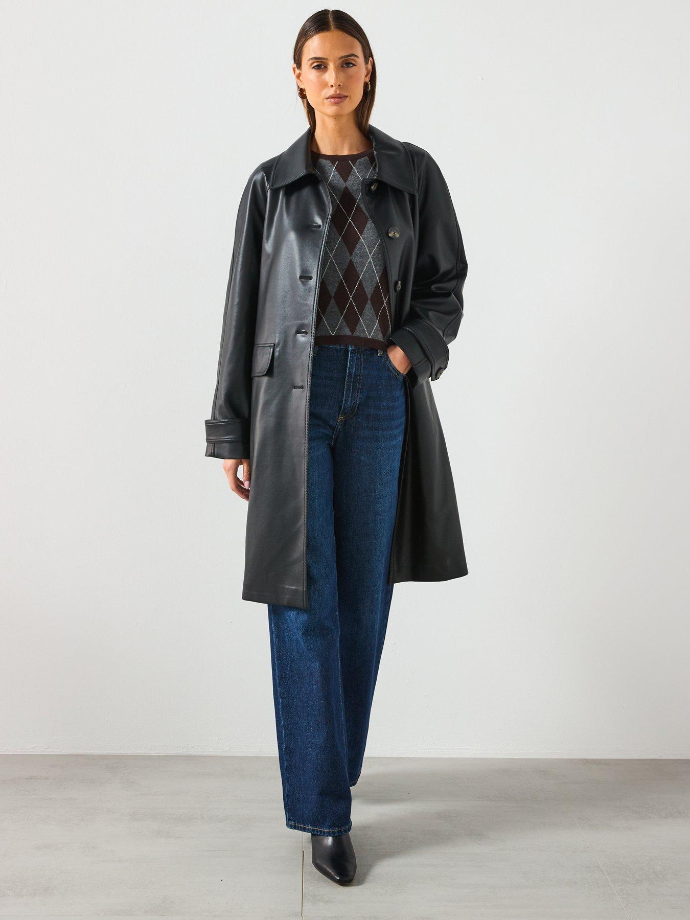 mango-long-faux-leather-trench-with-belt-blackback