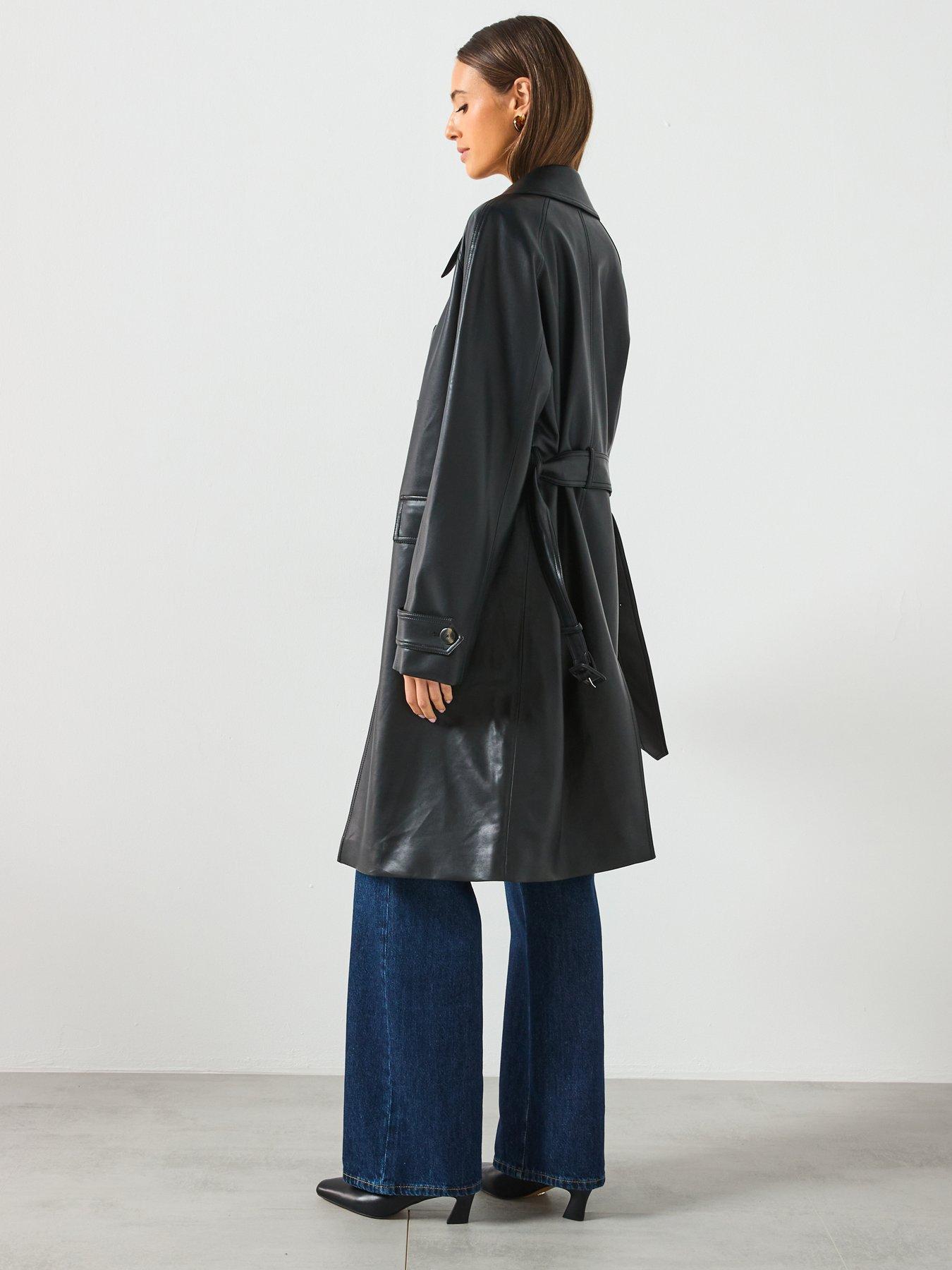 mango-long-faux-leather-trench-with-belt-blackdetail