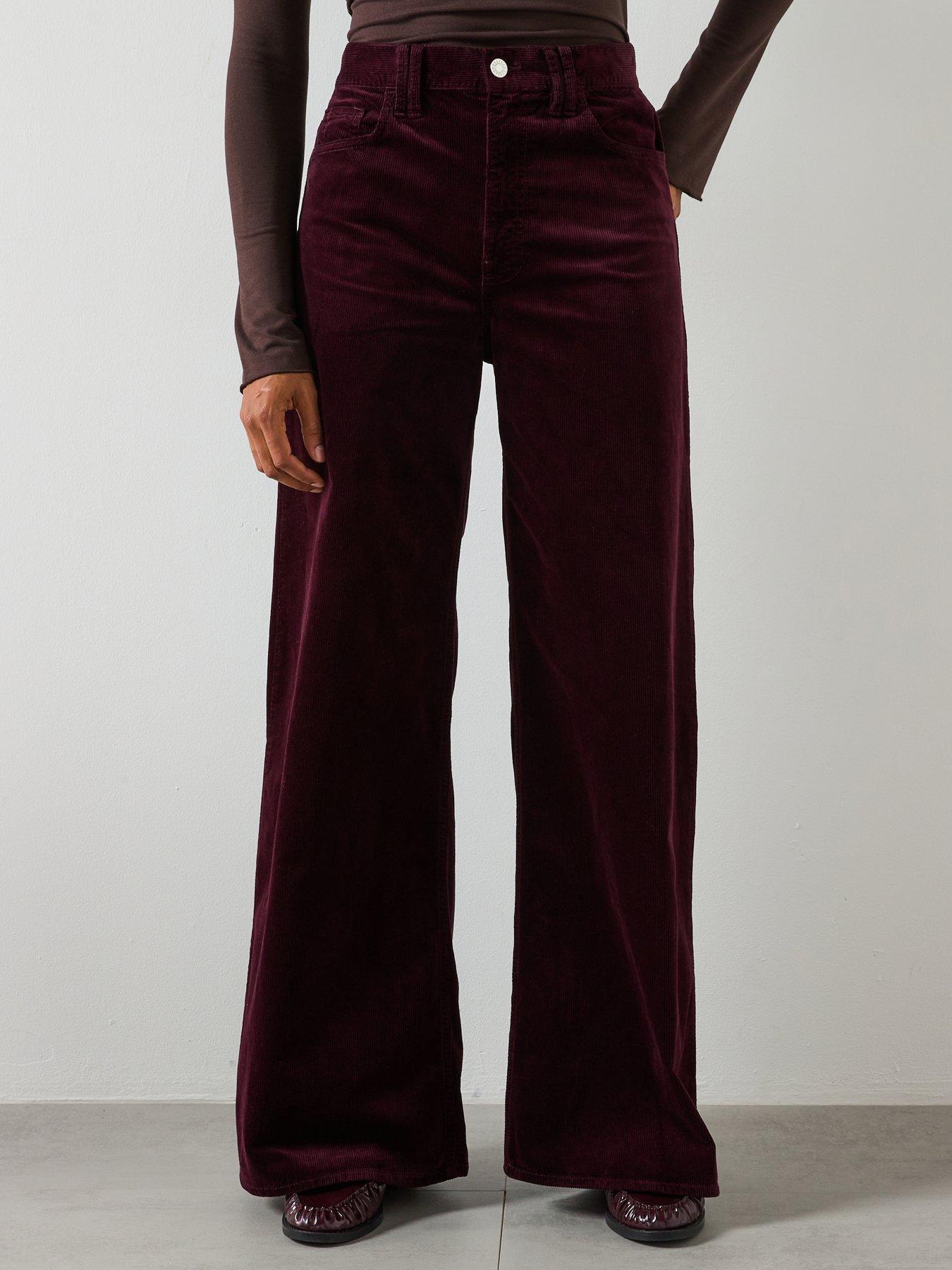 Mango Wide Leg Corduroy Jeans