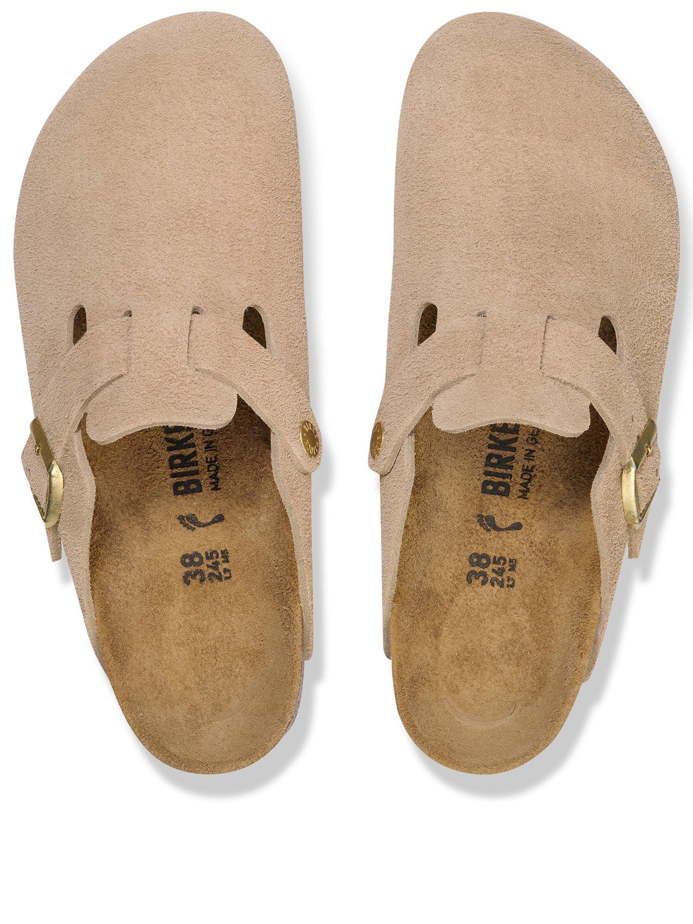 Image 3 of 3 of Birkenstock Boston Suede Clog-sandcastle