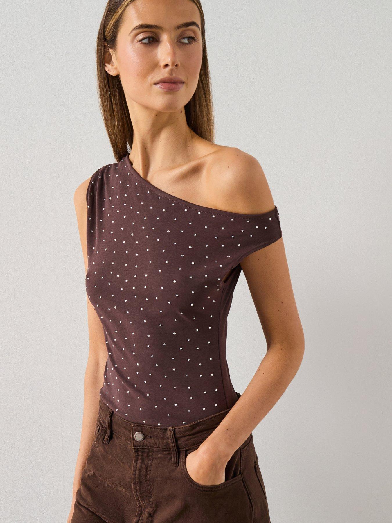 mango-asymmetrical-top-with-rhinestones