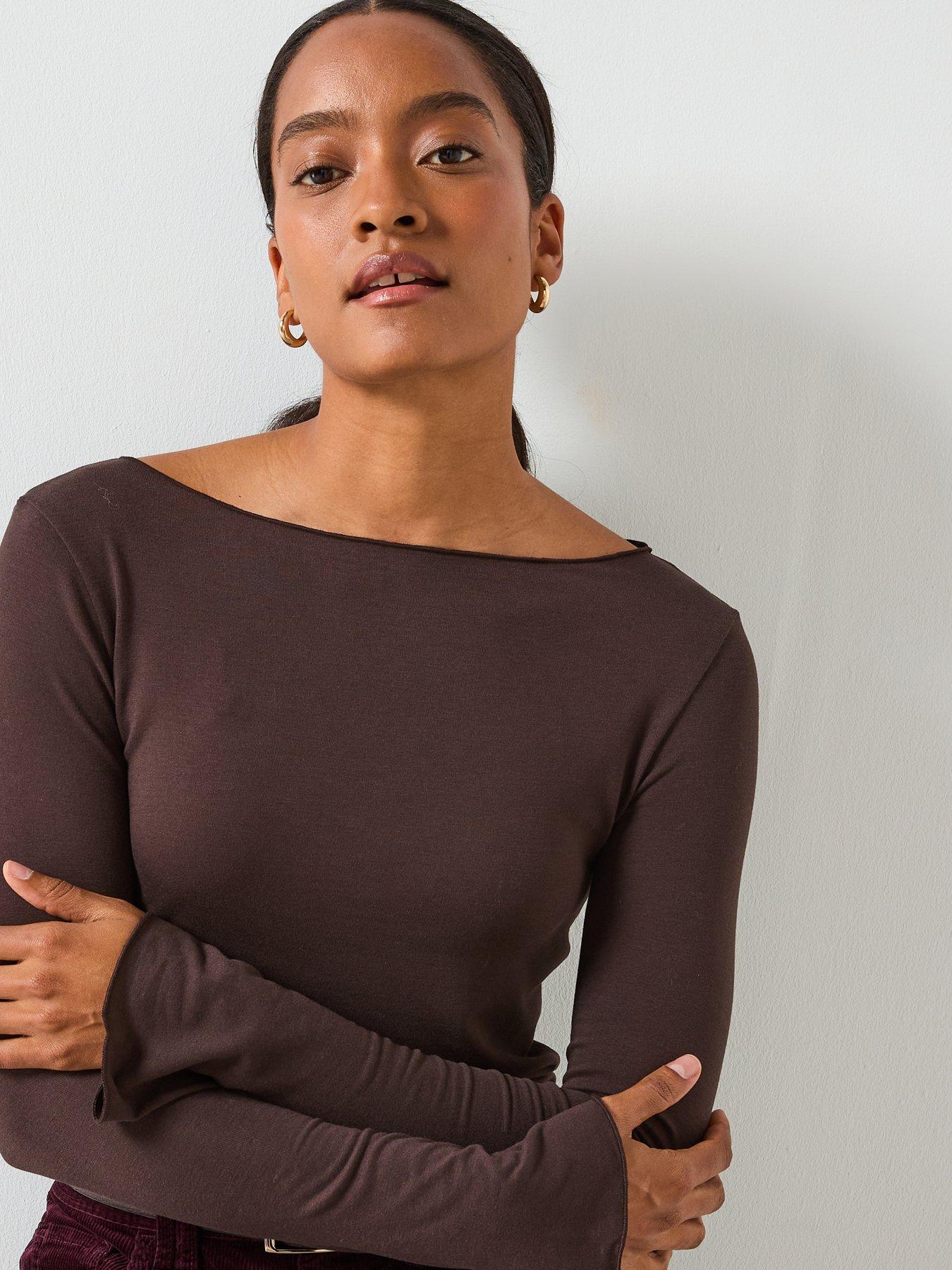 mango-boat-neck-t-shirt-browndetail